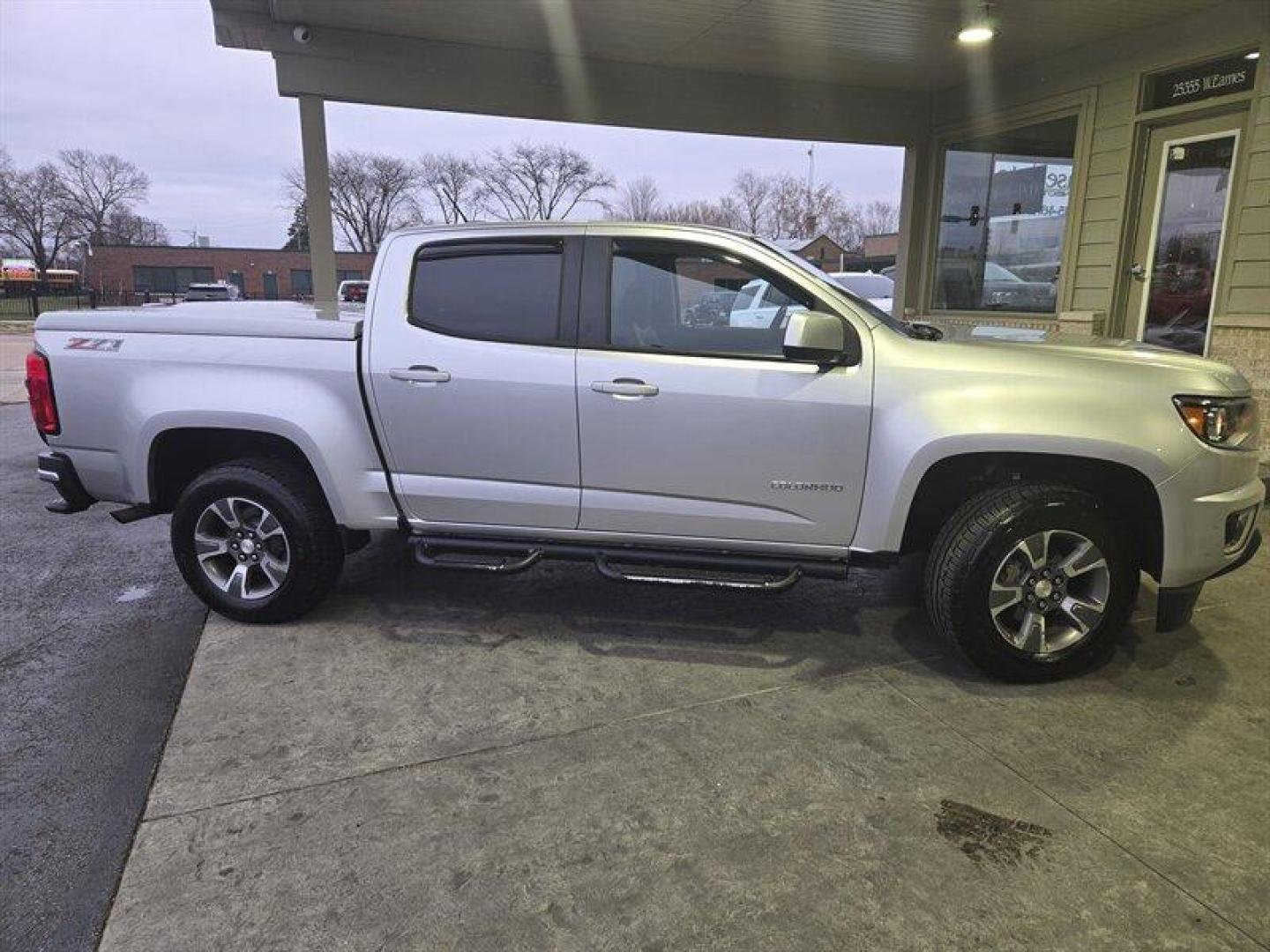 2015 Silver Ice Metallic /Black Chevrolet Colorado Z71 (1GCGTCE39F1) with an 3.6 engine, Automatic transmission, located at 25355 Eames Street, Channahon, IL, 60410, (815) 467-1807, 41.429108, -88.228432 - Introducing the 2015 Chevrolet Colorado Z71, a powerful and versatile pickup truck that boasts a 3.6-liter V6 engine. With its impressive performance and sleek design, this vehicle is perfect for those who demand both power and style. From the factory, the Colorado Z71 comes with a host of feature - Photo#1