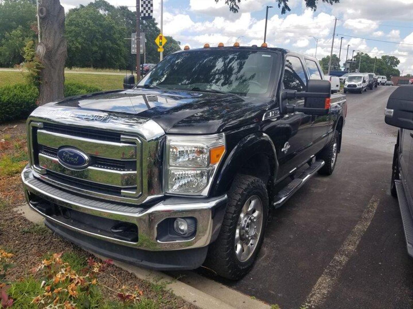 2016 Shadow Black Ford F-250 Lariat (1FT7W2BT3GE) with an Power Stroke 6.7L Biodiesel Turbo V8 440hp 860ft. engine, Automatic transmission, located at 25355 Eames Street, Channahon, IL, 60410, (815) 467-1807, 41.429108, -88.228432 - Photo#0