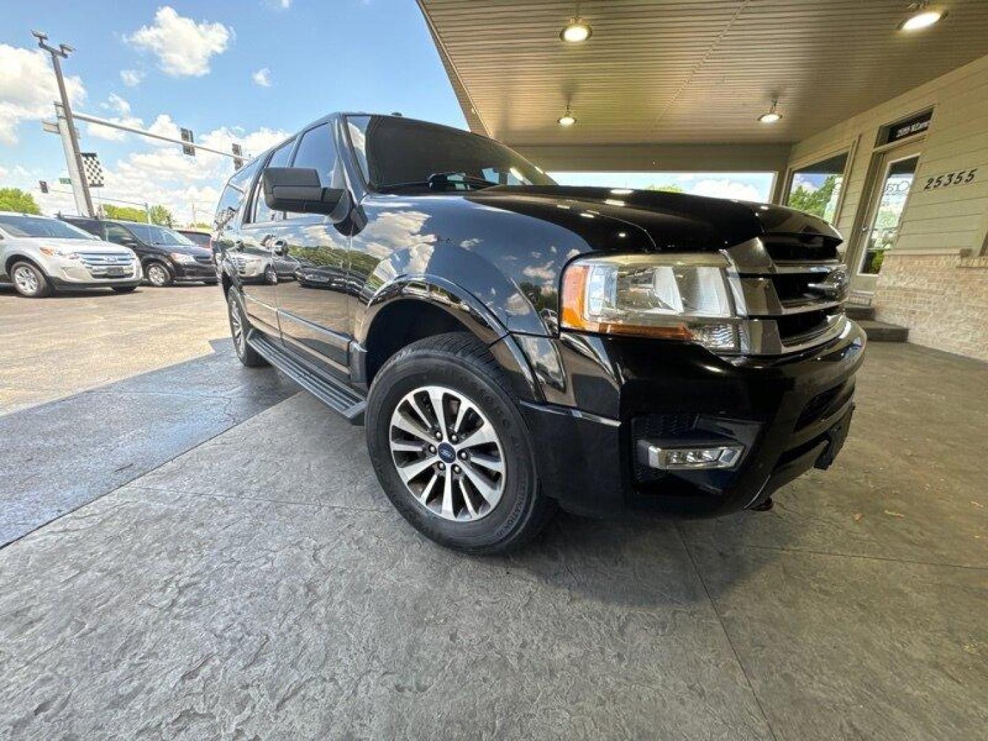 2016 Shadow Black Ford Expedition EL XLT (1FMJK1JT5GE) with an EcoBoost 3.5L Twin Turbo V6 365hp 420ft. lbs. engine, Automatic transmission, located at 25355 Eames Street, Channahon, IL, 60410, (815) 467-1807, 41.429108, -88.228432 - Looking for a vehicle that can handle your big family and all their gear? Look no further than the 2016 Ford Expedition EL XLT! This bad boy is powered by an EcoBoost 3.5L Twin Turbo V6 engine that delivers a whopping 365 horsepower and 420ft. lbs. of torque. That's enough power to tow your boat, yo - Photo#0