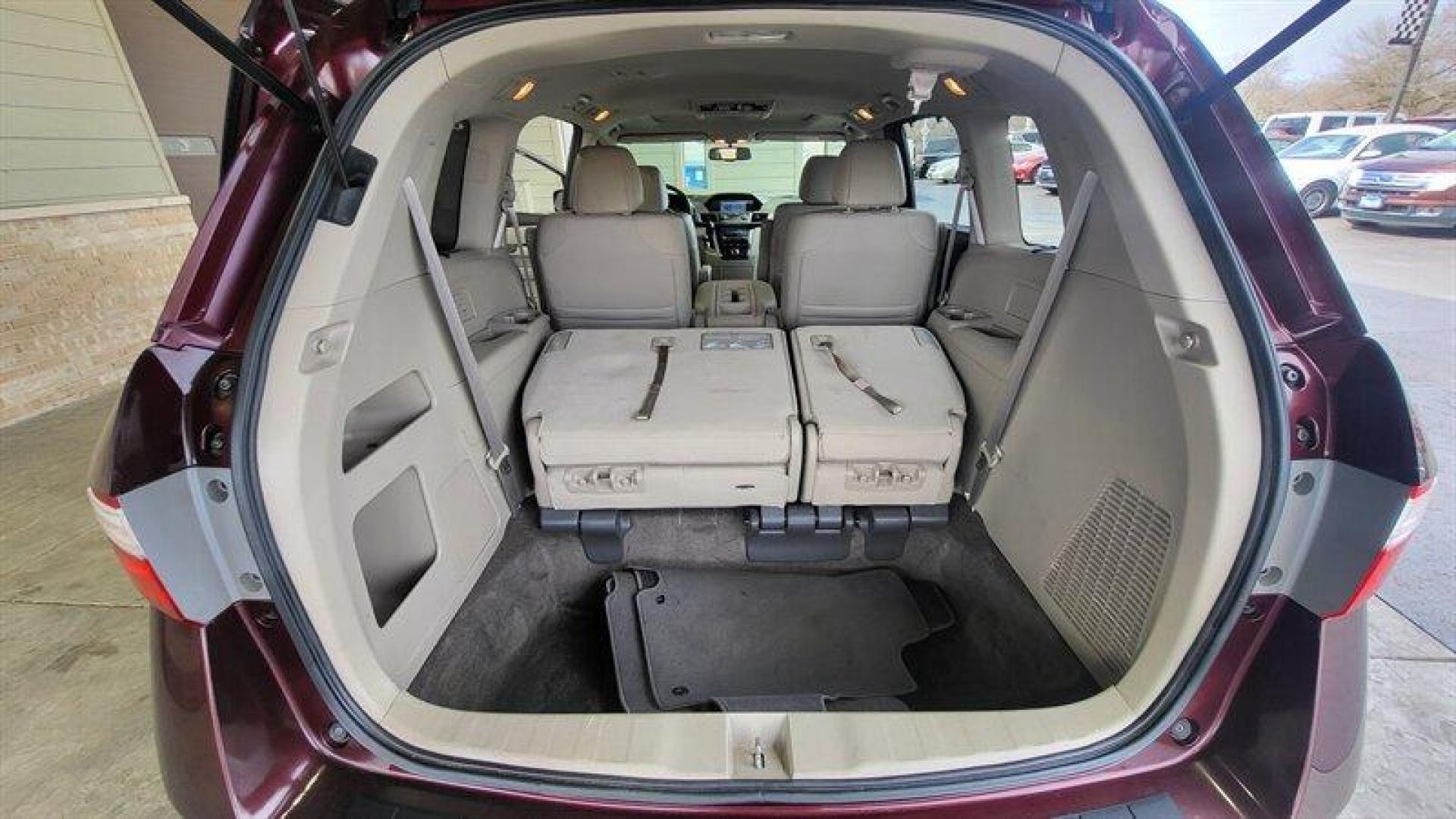 2013 Dark Cherry Pearl Honda Odyssey Touring (5FNRL5H98DB) with an 3.5L V6 248hp 250ft. engine, Automatic transmission, located at 25355 Eames Street, Channahon, IL, 60410, (815) 467-1807, 41.429108, -88.228432 - Introducing the 2013 Honda Odyssey Touring, a luxurious and reliable minivan that's perfect for families on the go. Powered by a 3.5L V6 engine that delivers an impressive 248 horsepower and 250 ft.-lb. of torque, this vehicle is a joy to drive. With less than 69,000 miles on the odometer, this Hon - Photo#22