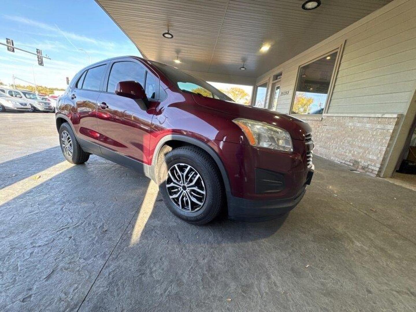 2016 Crimson Metallic Chevrolet Trax LS (3GNCJKSB4GL) with an Ecotec 1.4L Turbo I4 138hp 148ft. lbs. engine, Automatic transmission, located at 25355 Eames Street, Channahon, IL, 60410, (815) 467-1807, 41.429108, -88.228432 - Photo#0