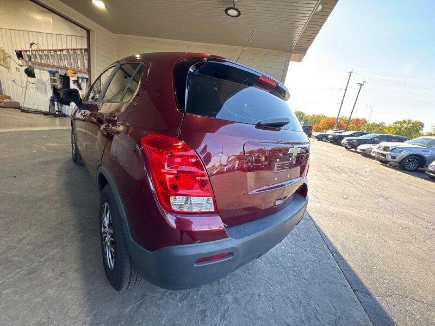 2016 Crimson Metallic Chevrolet Trax LS (3GNCJKSB4GL) with an Ecotec 1.4L Turbo I4 138hp 148ft. lbs. engine, Automatic transmission, located at 25355 Eames Street, Channahon, IL, 60410, (815) 467-1807, 41.429108, -88.228432 - Photo#6