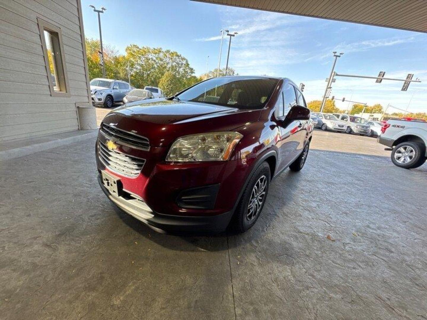 2016 Crimson Metallic Chevrolet Trax LS (3GNCJKSB4GL) with an Ecotec 1.4L Turbo I4 138hp 148ft. lbs. engine, Automatic transmission, located at 25355 Eames Street, Channahon, IL, 60410, (815) 467-1807, 41.429108, -88.228432 - Photo#8