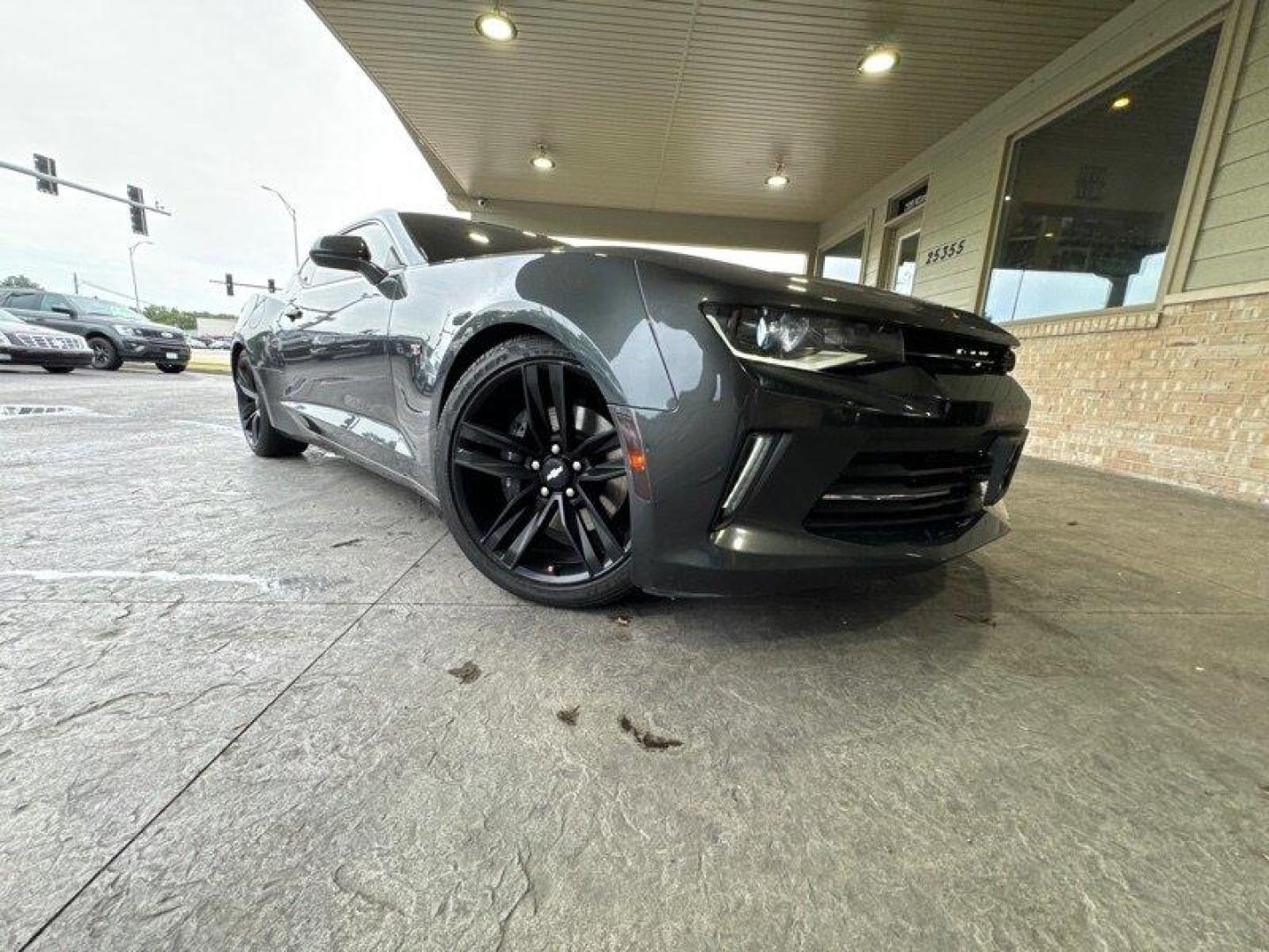 2016 Nightfall Gray Metallic Chevrolet Camaro 2LT 2LT (1G1FD1RS4G0) with an 3.6L V6 335hp 284ft. lbs. engine, Automatic transmission, located at 25355 Eames Street, Channahon, IL, 60410, (815) 467-1807, 41.429108, -88.228432 - Looking for a ride that'll make you feel like the king or queen of the road? Look no further than the 2016 Chevrolet Camaro LT. This baby comes with a powerful 3.6L V6 engine that'll have you roaring down the road with 335 horses under the hood. And with 284ft. lbs. of torque, you'll be able to take - Photo#0