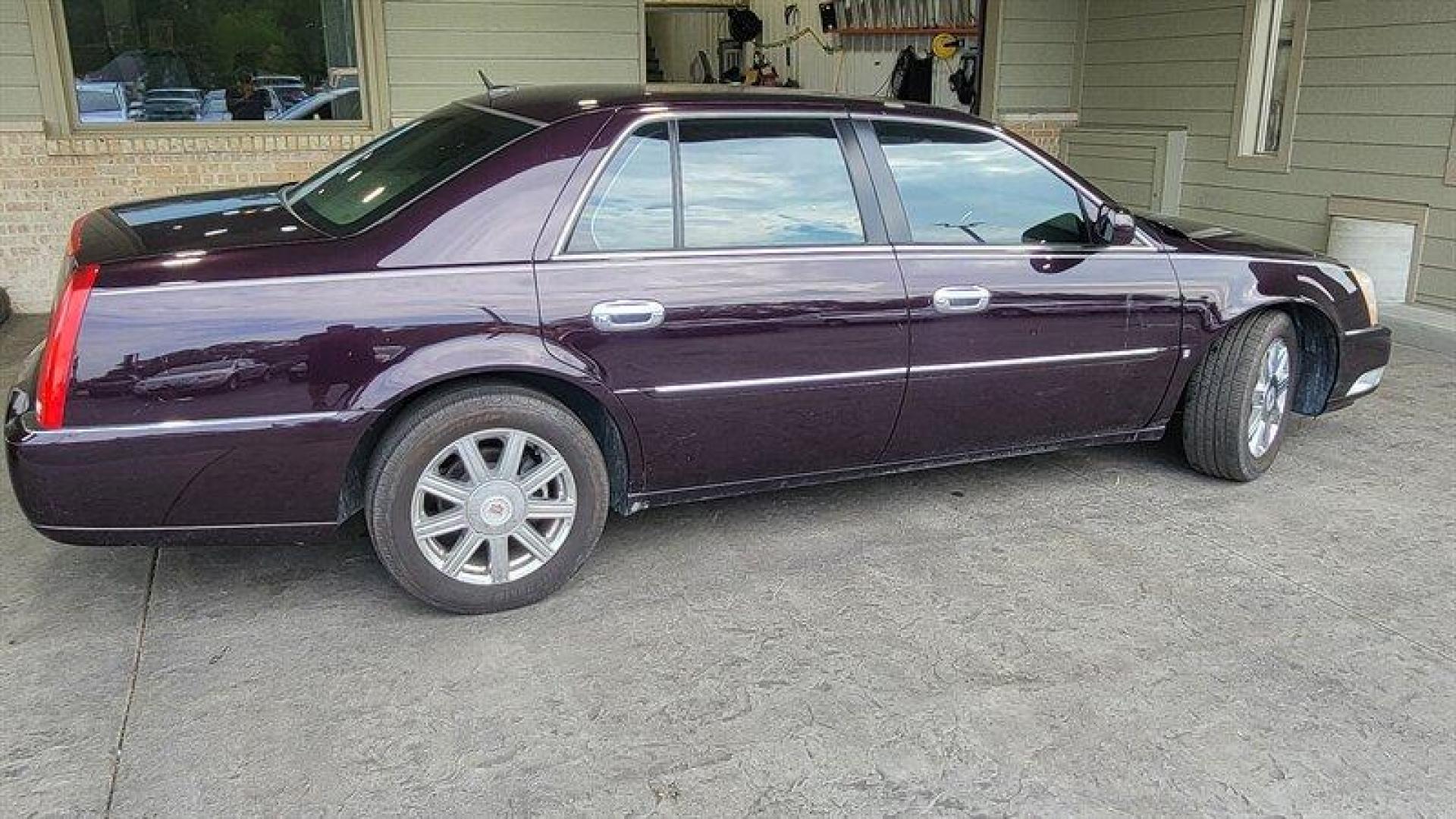 2008 Black Cherry Cadillac DTS 1SC (1G6KD57Y18U) with an Northstar 4.6L V8 275hp 295ft. lbs. engine, Automatic transmission, located at 25355 Eames Street, Channahon, IL, 60410, (815) 467-1807, 41.429108, -88.228432 - Introducing the 2008 Cadillac DTS, a luxurious sedan that boasts power and performance. Equipped with a Northstar 4.6L V8 engine that produces 275 horsepower and 295ft. lbs. of torque, this vehicle is engineered to deliver a smooth and powerful driving experience. This Cadillac DTS has been meticul - Photo#1