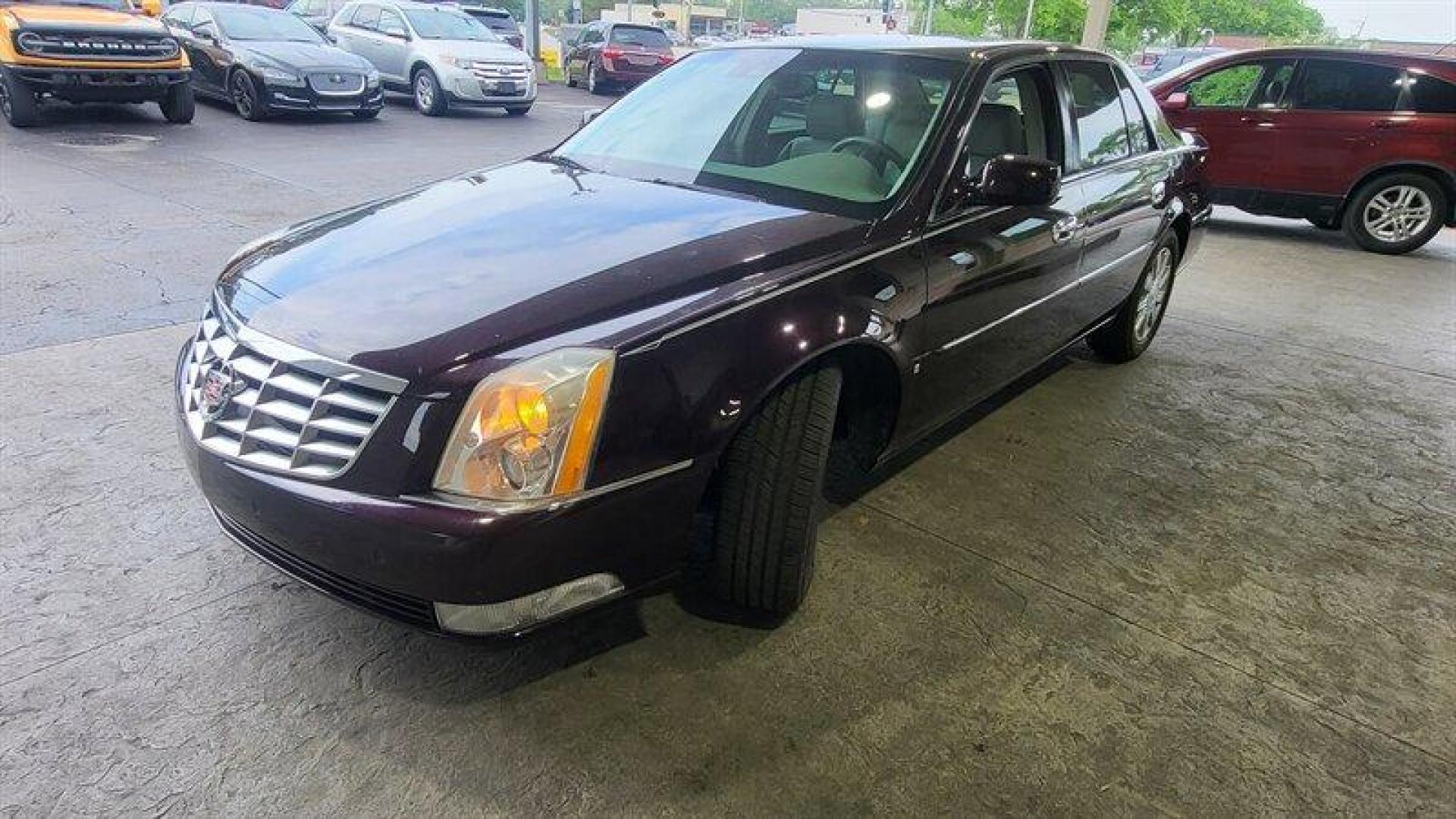 2008 Black Cherry Cadillac DTS 1SC (1G6KD57Y18U) with an Northstar 4.6L V8 275hp 295ft. lbs. engine, Automatic transmission, located at 25355 Eames Street, Channahon, IL, 60410, (815) 467-1807, 41.429108, -88.228432 - Introducing the 2008 Cadillac DTS, a luxurious sedan that boasts power and performance. Equipped with a Northstar 4.6L V8 engine that produces 275 horsepower and 295ft. lbs. of torque, this vehicle is engineered to deliver a smooth and powerful driving experience. This Cadillac DTS has been meticul - Photo#6