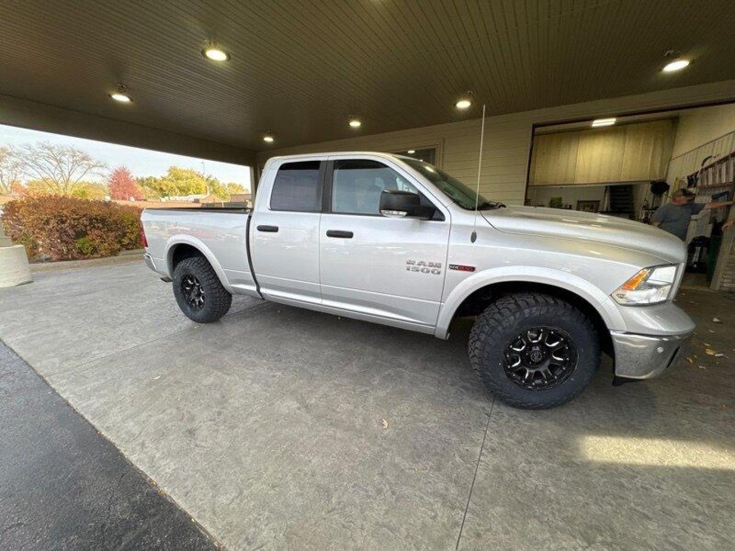 2015 Bright Silver Metallic Clear Coat Ram 1500 Outdoorsman (1C6RR7GM4FS) with an 3.0 engine, Automatic transmission, located at 25355 Eames Street, Channahon, IL, 60410, (815) 467-1807, 41.429108, -88.228432 - Attention all truck enthusiasts! Feast your eyes on the magnificent 2015 RAM 1500 SLT, a true masterpiece of engineering. This powerful machine is equipped with a 3.0 engine that is sure to impress. This truck is in pristine condition with less than 87,000 miles on the odometer, averaging less than - Photo#1