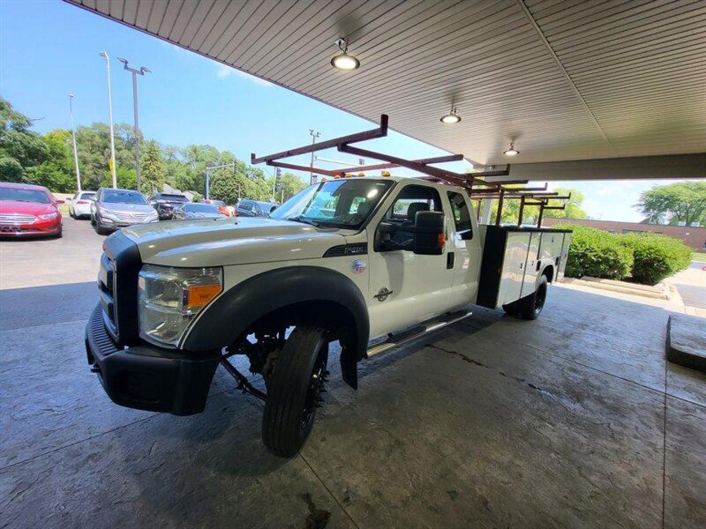 2013 White Ford F-450 XL DRW (1FD9X4GT8DE) with an 6.7 engine, Automatic transmission, located at 25355 Eames Street, Channahon, IL, 60410, (815) 467-1807, 41.429108, -88.228432 - ** PRICED TO MOVE, NEEDS SOME WORK. ** KNAPHEIDE BOX IS 11 FOTT LONG X 54 INCHES WIDE . RUNS AND DRIVES, AC DOESNT WORK, REAR SEAT REMOVED FOR POWER INVERTER, WHEEL BENT, STEERING WHEEL TORN, BOX HAS DAMAGE, HAS TUNER AND BEEN DELETED, RADIO WORKS BUT DISPLAY DOESN'T LIGHT UP. If you're ready for a - Photo#13