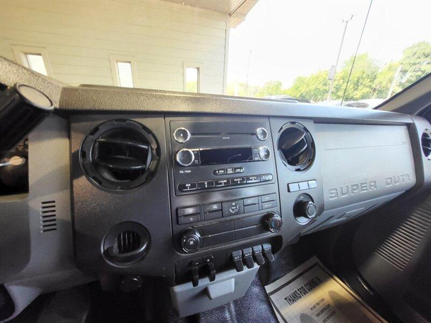 2013 White Ford F-450 XL DRW (1FD9X4GT8DE) with an 6.7 engine, Automatic transmission, located at 25355 Eames Street, Channahon, IL, 60410, (815) 467-1807, 41.429108, -88.228432 - ** PRICED TO MOVE, NEEDS SOME WORK. ** KNAPHEIDE BOX IS 11 FOTT LONG X 54 INCHES WIDE . RUNS AND DRIVES, AC DOESNT WORK, REAR SEAT REMOVED FOR POWER INVERTER, WHEEL BENT, STEERING WHEEL TORN, BOX HAS DAMAGE, HAS TUNER AND BEEN DELETED, RADIO WORKS BUT DISPLAY DOESN'T LIGHT UP. If you're ready for a - Photo#19