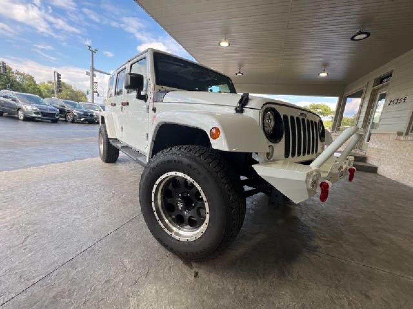 2017 Bright White Clear Coat Jeep Wrangler Unlimited Sahara (1C4HJWEG6HL) with an 3.6L V6 285hp 260ft. lbs. engine, Automatic transmission, located at 25355 Eames Street, Channahon, IL, 60410, (815) 467-1807, 41.429108, -88.228432 - CLEAN LOW MILE LOADED SAHARA! HEATED LEATHER! HARD TOP! If you're ready for a different, no hassle and pleasant car buying experience, then give us a chance! We're breaking the standard Car Sales mold and making one of our very own you'll be sure to appreciate! So, why buy from Crase Auto Connectio - Photo#0