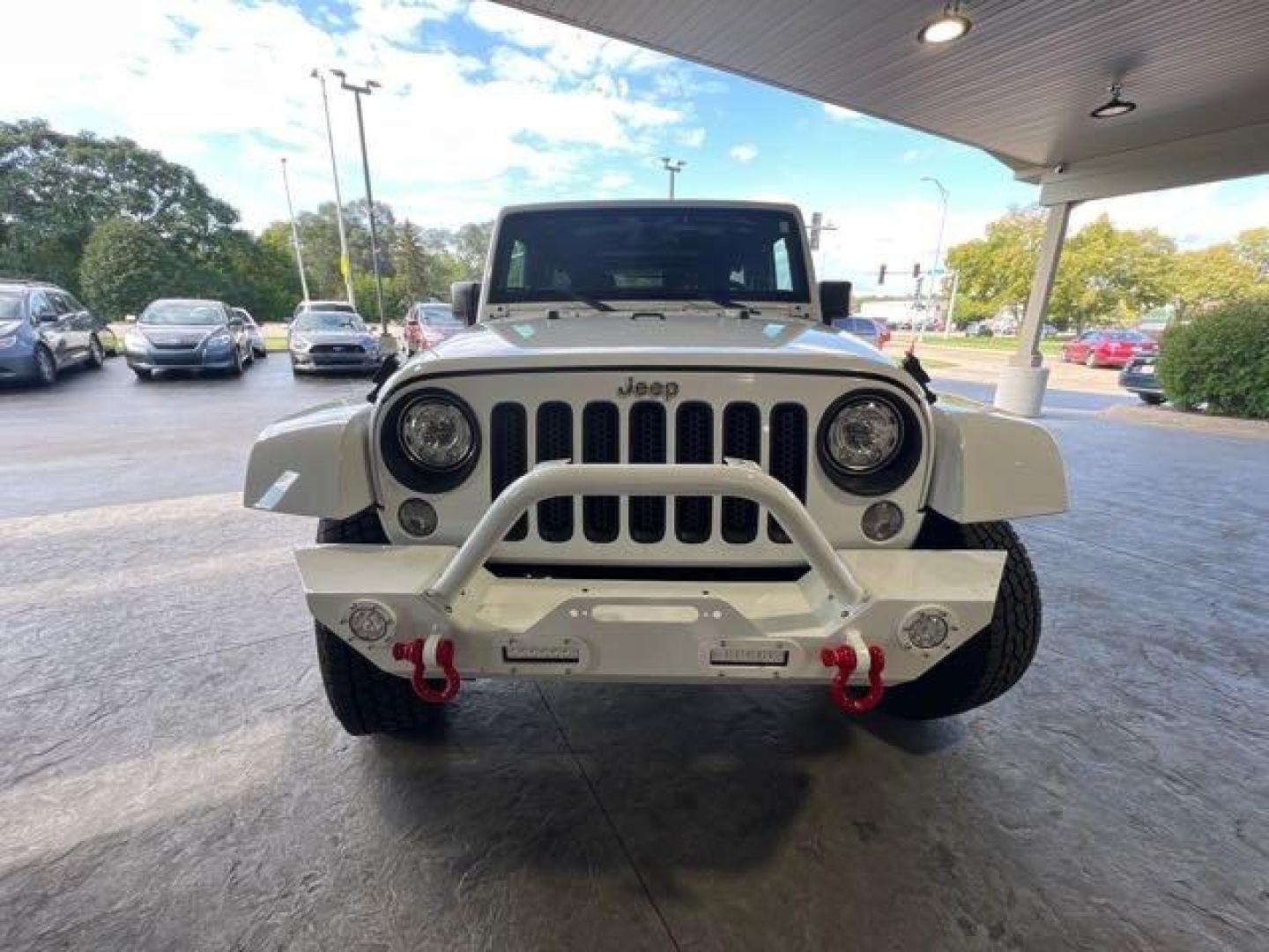 2017 Bright White Clear Coat Jeep Wrangler Unlimited Sahara (1C4HJWEG6HL) with an 3.6L V6 285hp 260ft. lbs. engine, Automatic transmission, located at 25355 Eames Street, Channahon, IL, 60410, (815) 467-1807, 41.429108, -88.228432 - CLEAN LOW MILE LOADED SAHARA! HEATED LEATHER! HARD TOP! If you're ready for a different, no hassle and pleasant car buying experience, then give us a chance! We're breaking the standard Car Sales mold and making one of our very own you'll be sure to appreciate! So, why buy from Crase Auto Connectio - Photo#8