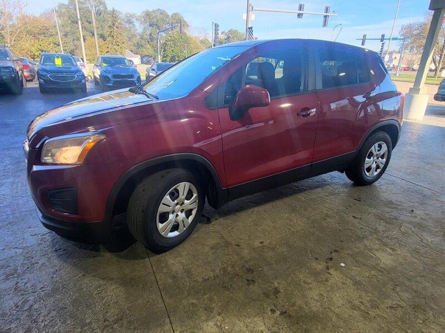 2015 Victory Red Chevrolet Trax LS (KL7CJKSB7FB) with an Ecotec 1.4L Turbo I4 138hp 148ft. lbs. engine, Automatic transmission, located at 25355 Eames Street, Channahon, IL, 60410, (815) 467-1807, 41.429108, -88.228432 - Photo#10