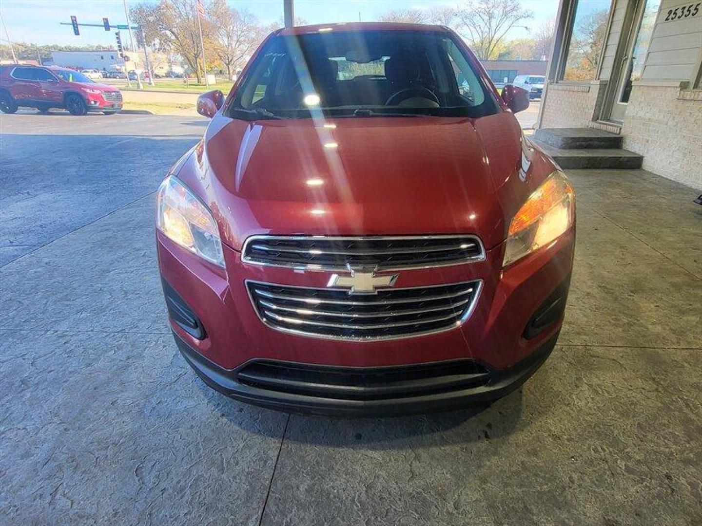 2015 Victory Red Chevrolet Trax LS (KL7CJKSB7FB) with an Ecotec 1.4L Turbo I4 138hp 148ft. lbs. engine, Automatic transmission, located at 25355 Eames Street, Channahon, IL, 60410, (815) 467-1807, 41.429108, -88.228432 - Photo#12