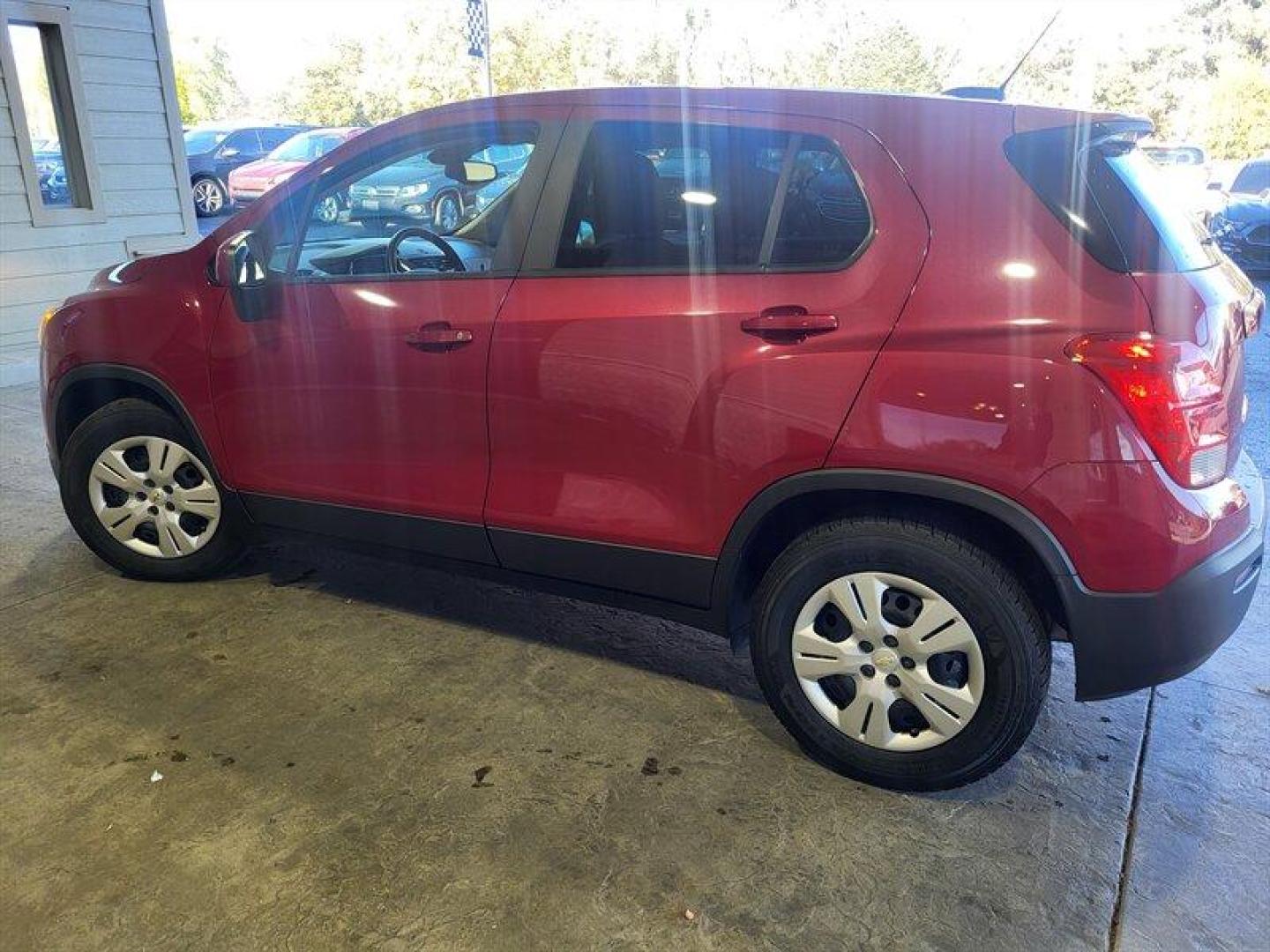 2015 Victory Red Chevrolet Trax LS (KL7CJKSB7FB) with an Ecotec 1.4L Turbo I4 138hp 148ft. lbs. engine, Automatic transmission, located at 25355 Eames Street, Channahon, IL, 60410, (815) 467-1807, 41.429108, -88.228432 - Photo#8