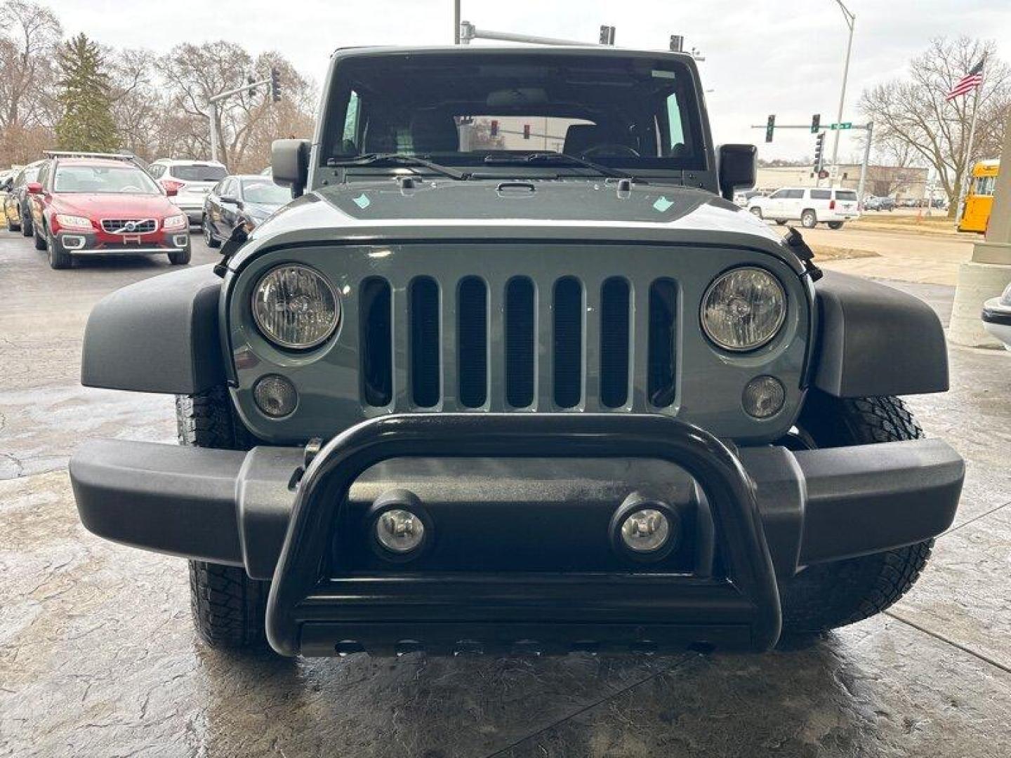 2014 Granite Crystal Metallic Clear Coat Jeep Wrangler Sport (1C4AJWAG3EL) with an 3.6L V6 285hp 260ft. lbs. engine, 6 Speed Manual transmission, located at 25355 Eames Street, Channahon, IL, 60410, (815) 467-1807, 41.429108, -88.228432 - Photo#9