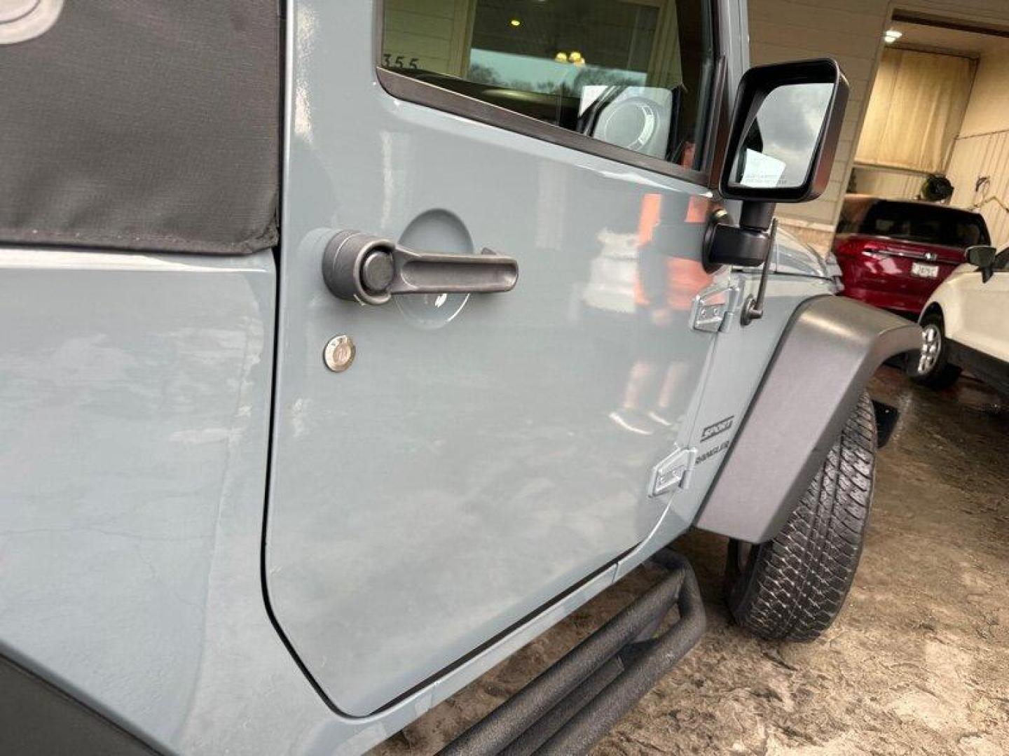 2014 Granite Crystal Metallic Clear Coat Jeep Wrangler Sport (1C4AJWAG3EL) with an 3.6L V6 285hp 260ft. lbs. engine, 6 Speed Manual transmission, located at 25355 Eames Street, Channahon, IL, 60410, (815) 467-1807, 41.429108, -88.228432 - Photo#11