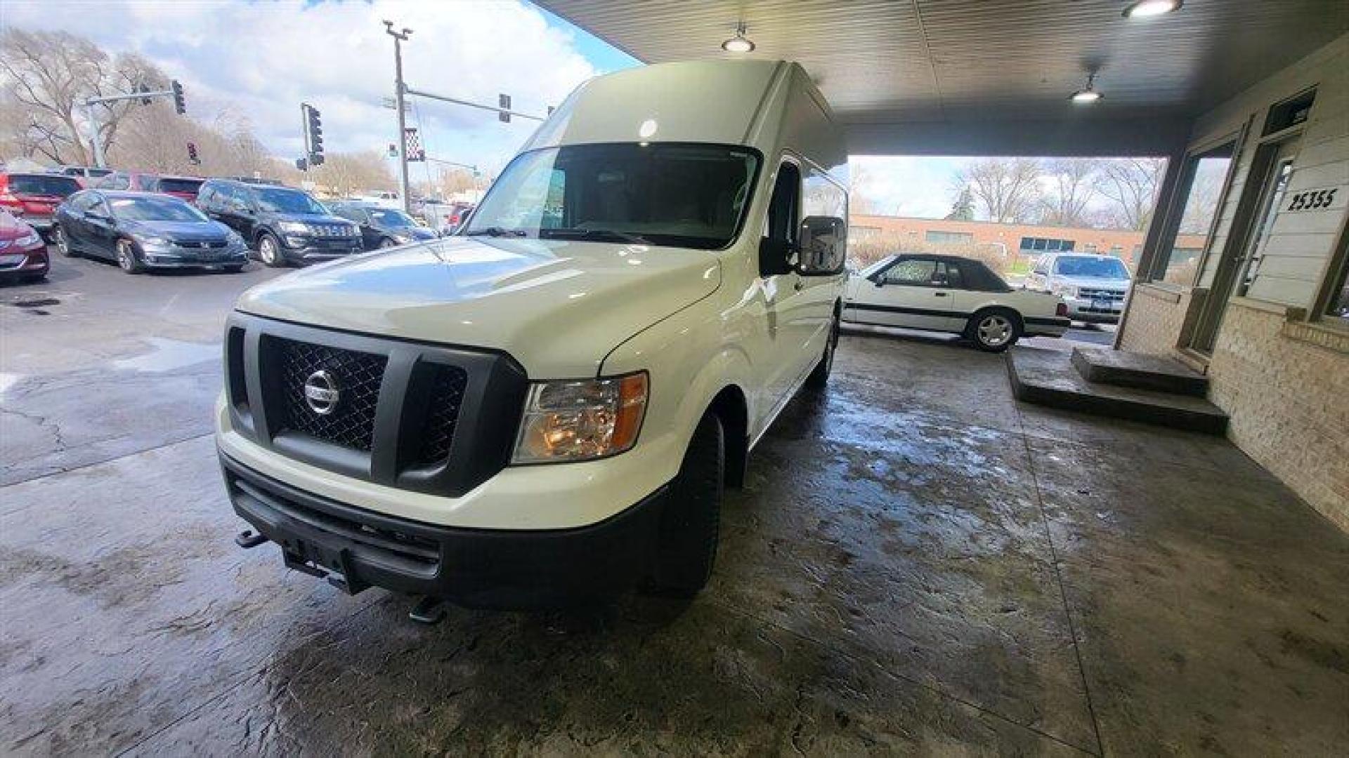 2016 Glacier White Nissan NV SV High Roof (1N6AF0LY2GN) with an 5.6L V8 317hp 385ft. lbs. engine, Automatic transmission, located at 25355 Eames Street, Channahon, IL, 60410, (815) 467-1807, 41.429108, -88.228432 - Photo#14