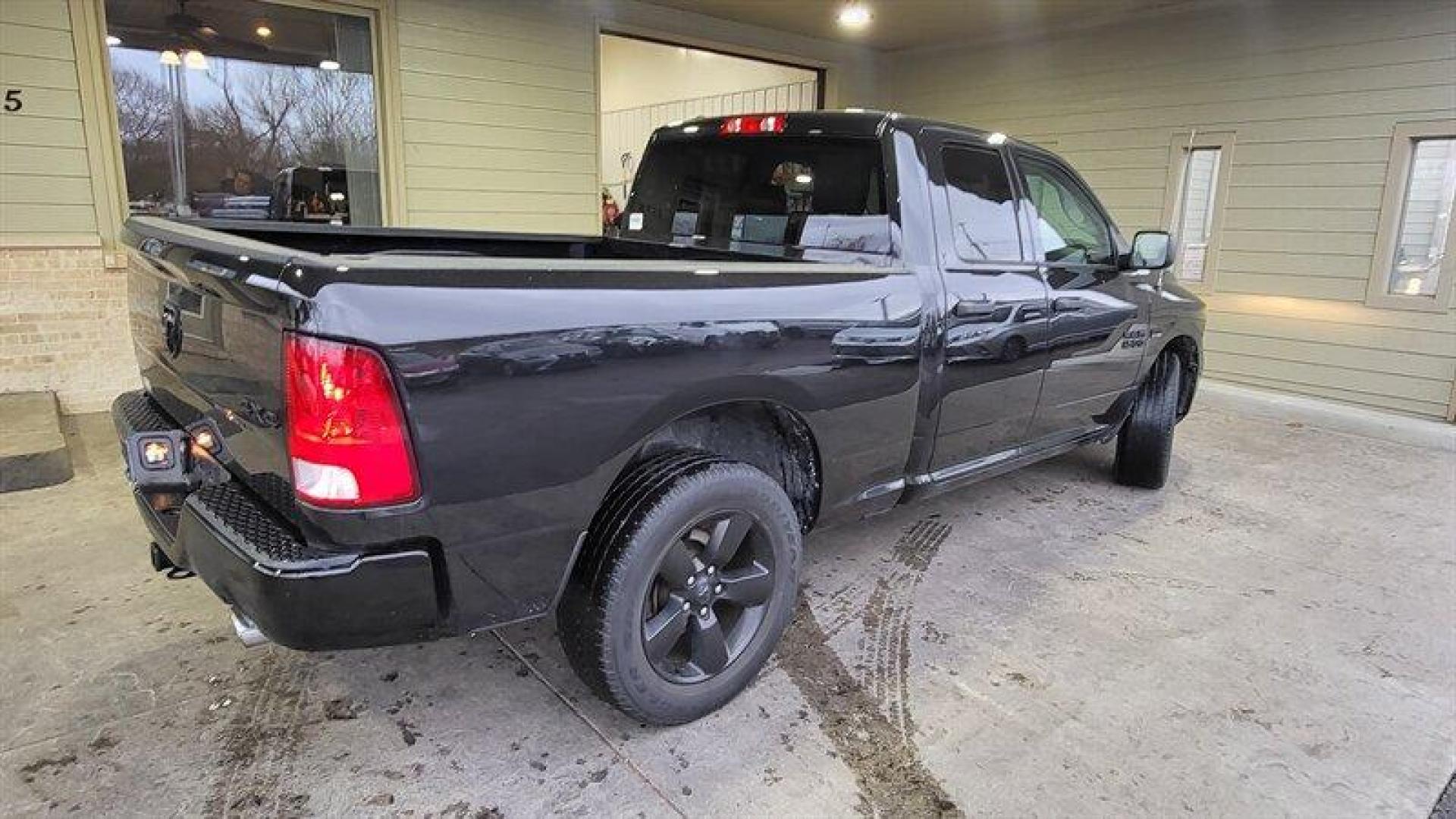 2017 Brilliant Black Crystal Pearl Coat RAM 1500 Express (1C6RR7FT2HS) with an HEMI 5.7L V8 395hp 410ft. lbs. engine, Automatic transmission, located at 25355 Eames Street, Channahon, IL, 60410, (815) 467-1807, 41.429108, -88.228432 - Looking for a truck that can handle anything you throw its way? Look no further than the 2017 RAM 1500 Express. This beast of a vehicle is powered by a HEMI 5.7L V8 engine that pumps out an impressive 395 horsepower and 410 ft. lbs. of torque. But it's not just about power. The RAM 1500 Express co - Photo#4