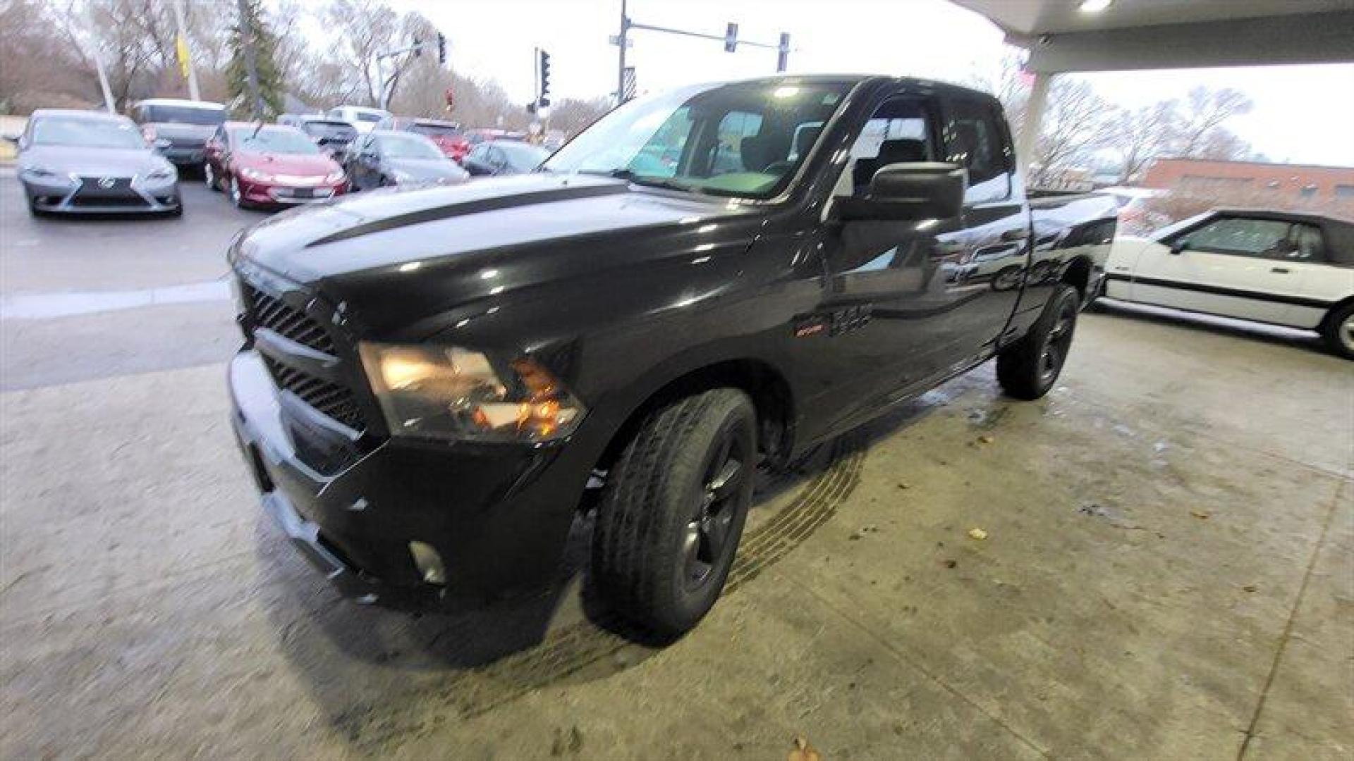 2017 Brilliant Black Crystal Pearl Coat RAM 1500 Express (1C6RR7FT2HS) with an HEMI 5.7L V8 395hp 410ft. lbs. engine, Automatic transmission, located at 25355 Eames Street, Channahon, IL, 60410, (815) 467-1807, 41.429108, -88.228432 - Looking for a truck that can handle anything you throw its way? Look no further than the 2017 RAM 1500 Express. This beast of a vehicle is powered by a HEMI 5.7L V8 engine that pumps out an impressive 395 horsepower and 410 ft. lbs. of torque. But it's not just about power. The RAM 1500 Express co - Photo#6