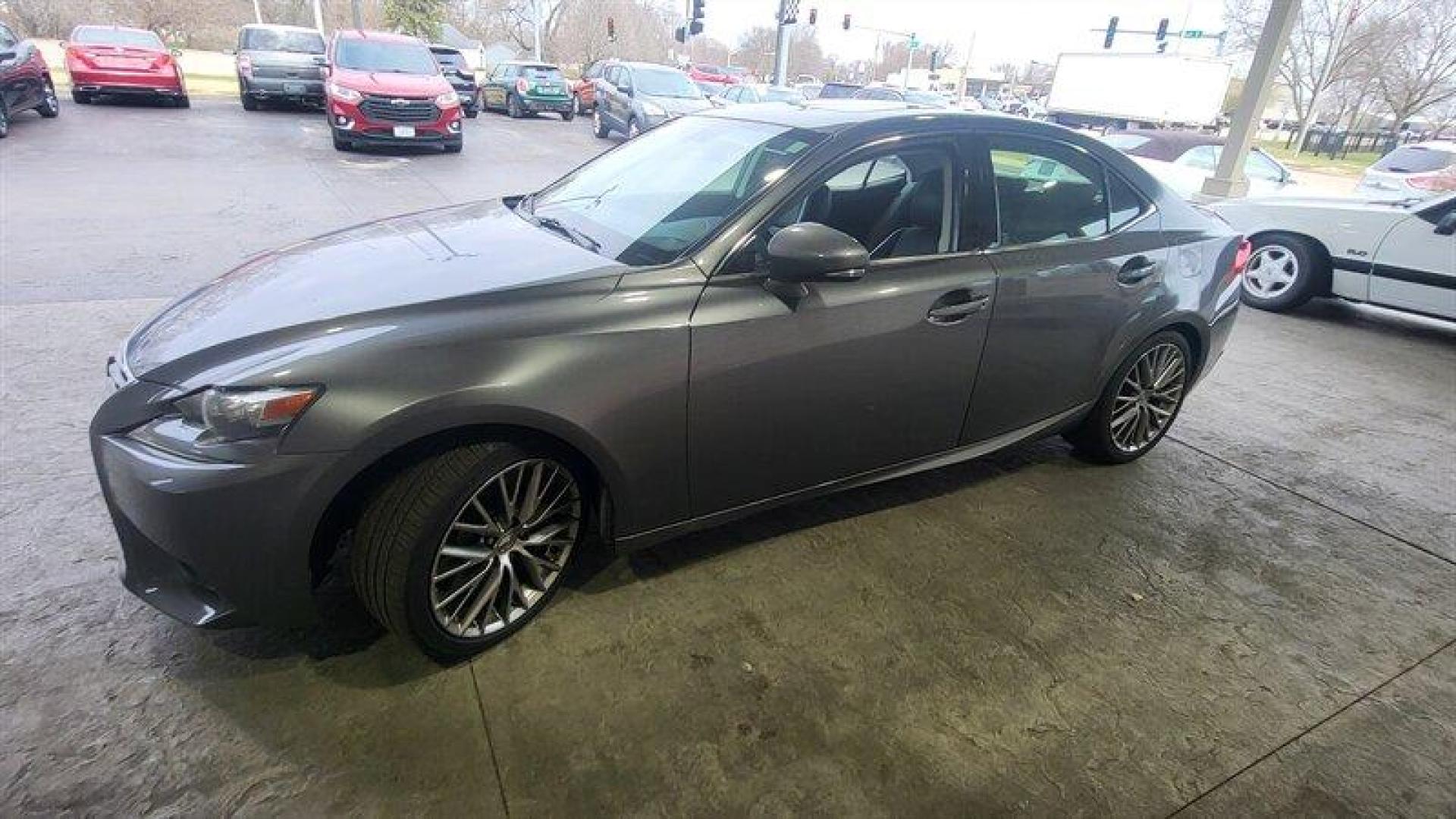 2016 Nebula Gray Pearl Lexus IS 200t 200t (JTHBA1D24G5) with an 2.0L Turbo I4 241hp 258ft. lbs. engine, Automatic transmission, located at 25355 Eames Street, Channahon, IL, 60410, (815) 467-1807, 41.429108, -88.228432 - This 2016 Lexus IS 200t is a sleek and stylish vehicle that is sure to turn heads on the road. It is equipped with a powerful 2.0L Turbo I4 engine that delivers 241 horsepower and 258ft. lbs. of torque, making it a joy to drive. The factory default features are impressive and include a premium sound - Photo#9