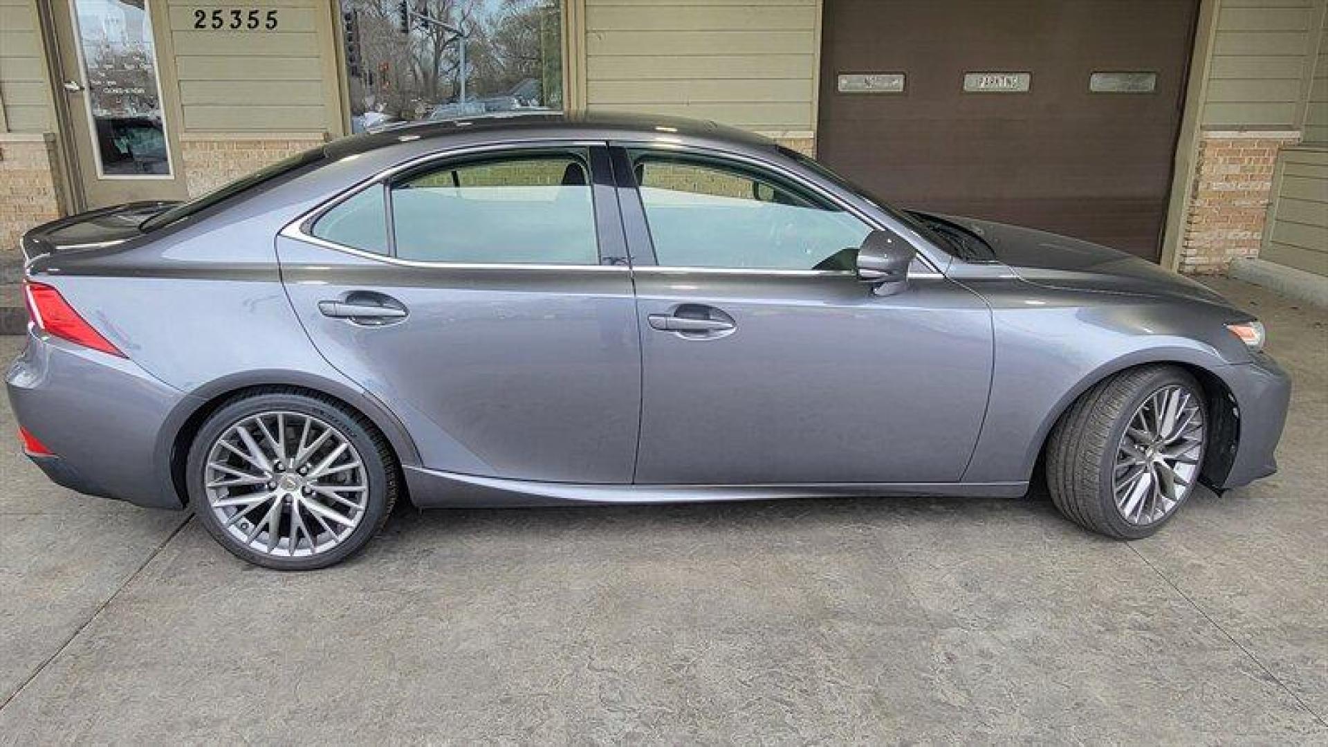 2016 Nebula Gray Pearl Lexus IS 200t 200t (JTHBA1D24G5) with an 2.0L Turbo I4 241hp 258ft. lbs. engine, Automatic transmission, located at 25355 Eames Street, Channahon, IL, 60410, (815) 467-1807, 41.429108, -88.228432 - This 2016 Lexus IS 200t is a sleek and stylish vehicle that is sure to turn heads on the road. It is equipped with a powerful 2.0L Turbo I4 engine that delivers 241 horsepower and 258ft. lbs. of torque, making it a joy to drive. The factory default features are impressive and include a premium sound - Photo#2