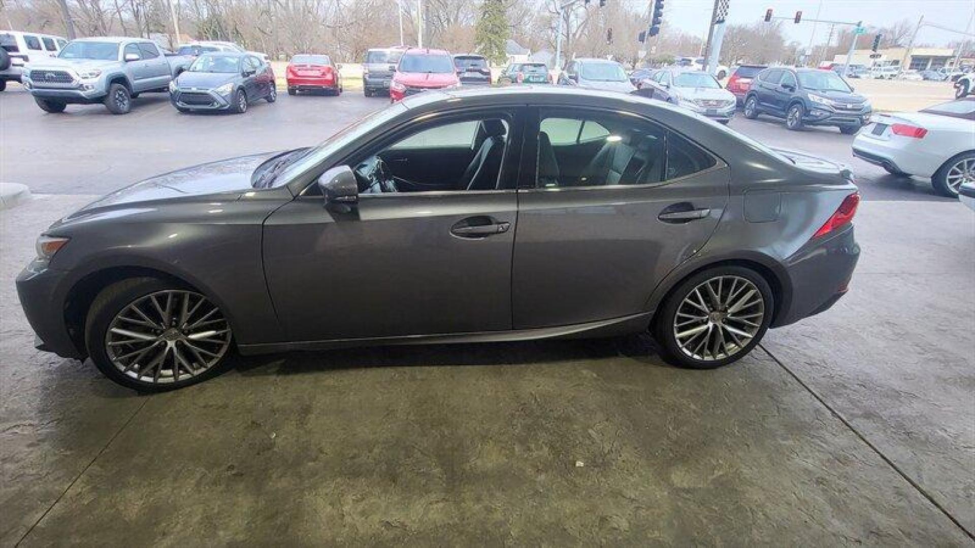 2016 Nebula Gray Pearl Lexus IS 200t 200t (JTHBA1D24G5) with an 2.0L Turbo I4 241hp 258ft. lbs. engine, Automatic transmission, located at 25355 Eames Street, Channahon, IL, 60410, (815) 467-1807, 41.429108, -88.228432 - This 2016 Lexus IS 200t is a sleek and stylish vehicle that is sure to turn heads on the road. It is equipped with a powerful 2.0L Turbo I4 engine that delivers 241 horsepower and 258ft. lbs. of torque, making it a joy to drive. The factory default features are impressive and include a premium sound - Photo#8