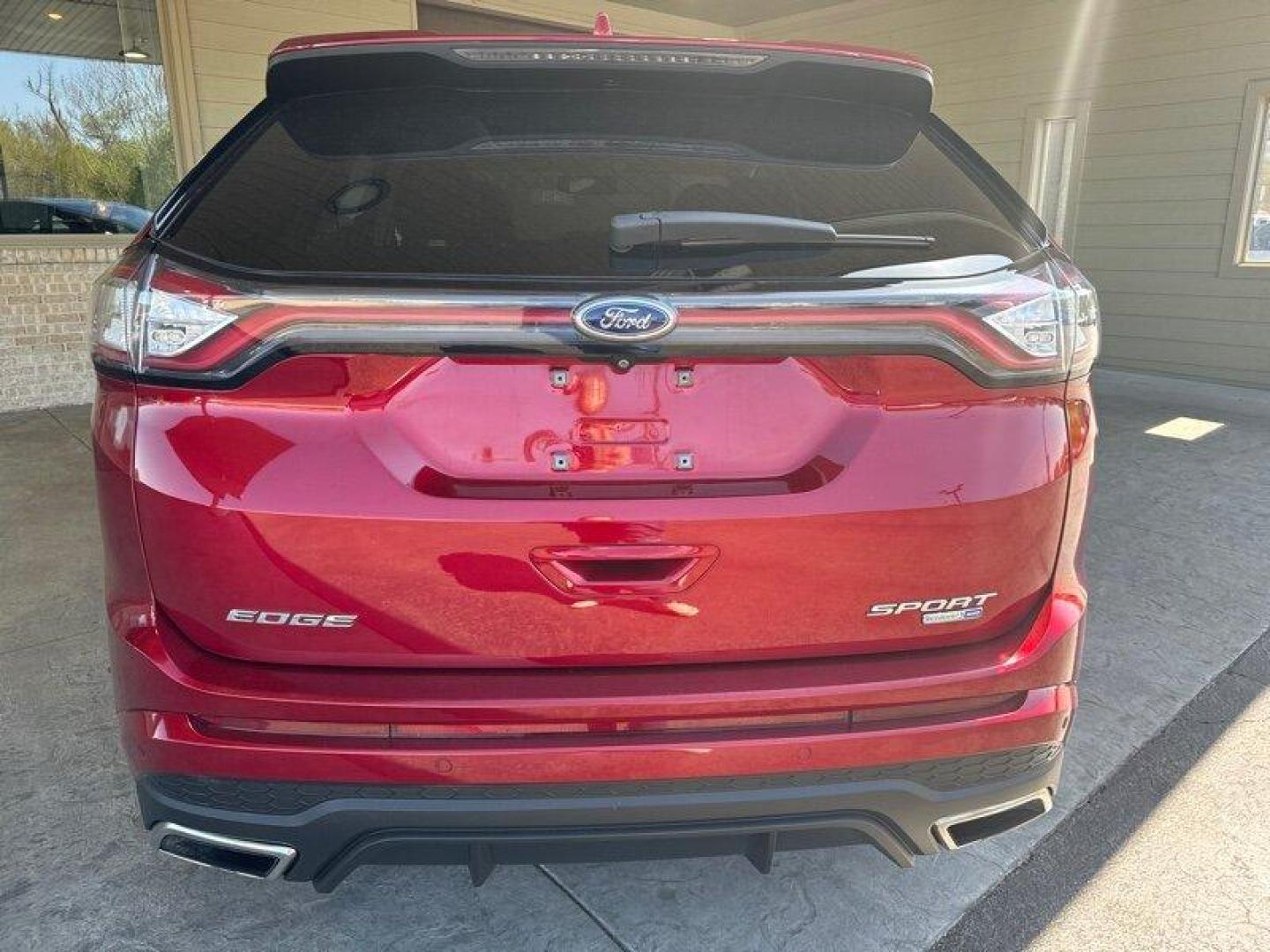 2016 Ruby Red Metallic Tinted Clearcoat Ford Edge Sport (2FMPK4AP4GB) with an EcoBoost 2.7L Turbo V6 315hp 350ft. lbs. engine, Automatic transmission, located at 25355 Eames Street, Channahon, IL, 60410, (815) 467-1807, 41.429108, -88.228432 - Introducing the 2016 Ford Edge Sport, the perfect car for those who refuse to compromise on style, power, and comfort. This Ruby Red Metallic Tinted Clearcoat beauty is powered by a 2.7L Turbo V6 engine that packs a punch with 315 horsepower and 350ft. lbs of torque. It's so powerful, you'll feel li - Photo#5