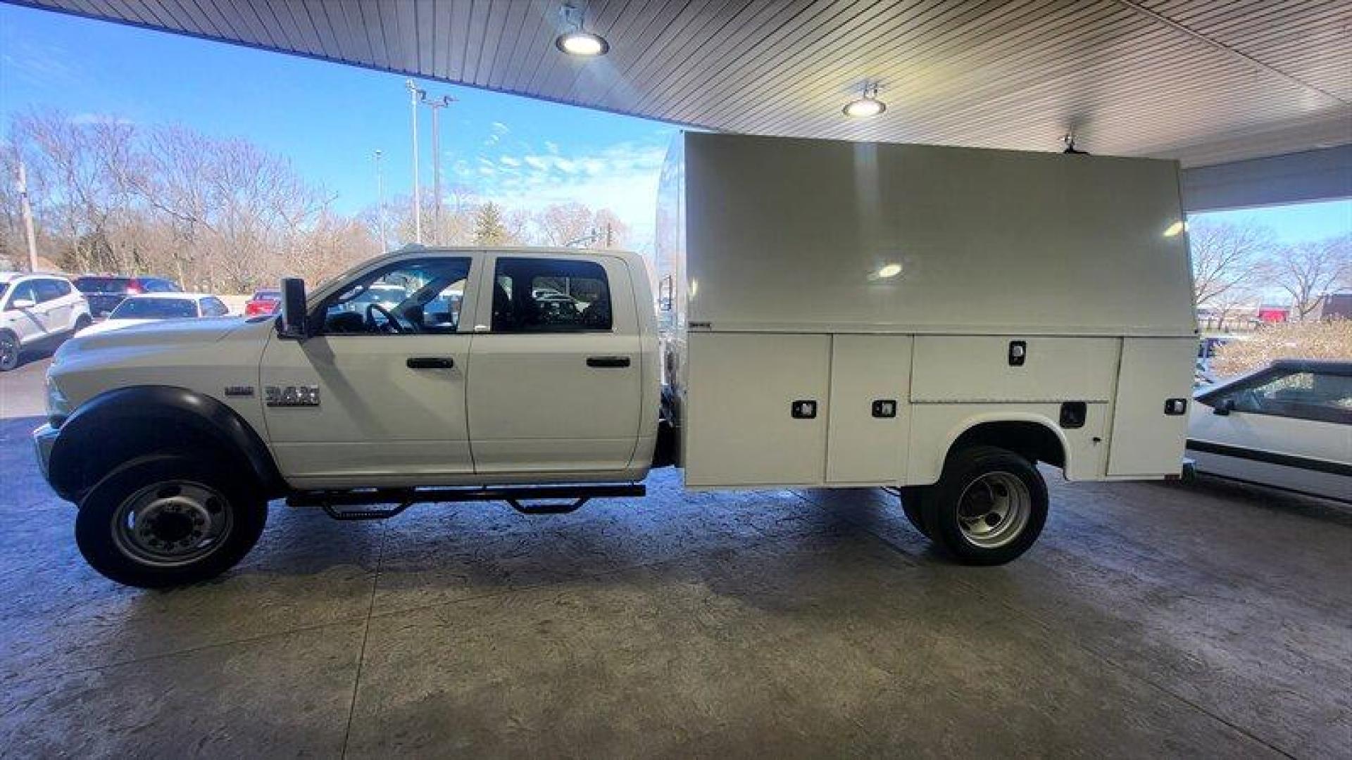 2016 White RAM 4500 SLT (3C7WRLFJ8GG) with an 6.4 engine, Automatic transmission, located at 25355 Eames Street, Channahon, IL, 60410, (815) 467-1807, 41.429108, -88.228432 - ** RUST FREE FLORIDA TRUCK WITH A 11 FOOT KNAPHEIDE ENCLOSED UTILITY BODY. 74 IN TALL, 90 IN WIDE, 54 IN WIDE ON THE FLOOR. ** Introducing a 2016 RAM 4500 that is powered by a 6.4 engine, which delivers an impressive performance. This truck has a white exterior and is in excellent overall condition - Photo#10