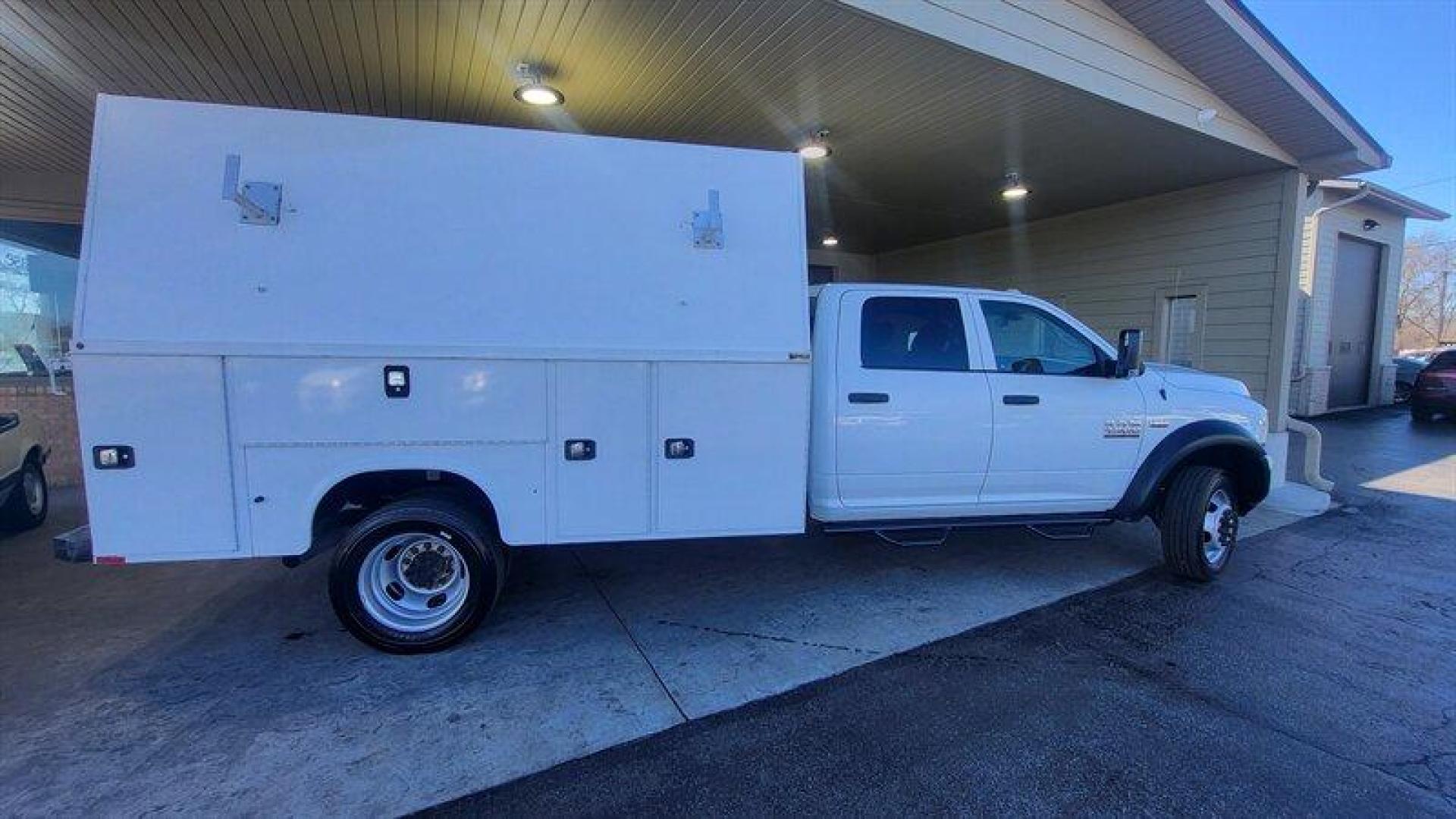 2016 White RAM 4500 SLT (3C7WRLFJ8GG) with an 6.4 engine, Automatic transmission, located at 25355 Eames Street, Channahon, IL, 60410, (815) 467-1807, 41.429108, -88.228432 - ** RUST FREE FLORIDA TRUCK WITH A 11 FOOT KNAPHEIDE ENCLOSED UTILITY BODY. 74 IN TALL, 90 IN WIDE, 54 IN WIDE ON THE FLOOR. ** Introducing a 2016 RAM 4500 that is powered by a 6.4 engine, which delivers an impressive performance. This truck has a white exterior and is in excellent overall condition - Photo#3