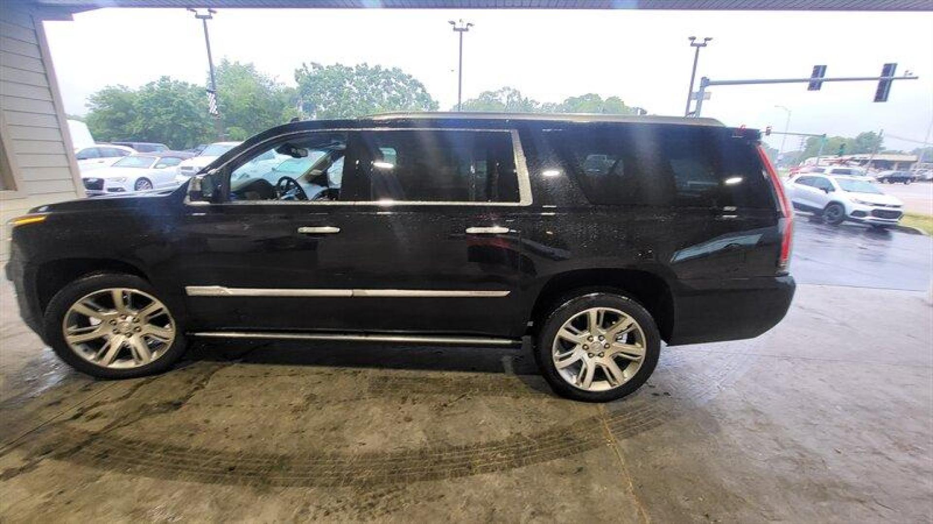 2015 Black Raven Cadillac Escalade ESV Premium (1GYS4JKJ1FR) with an EcoTec3 6.2L V8 420hp 460ft. lbs. engine, Automatic transmission, located at 25355 Eames Street, Channahon, IL, 60410, (815) 467-1807, 41.429108, -88.228432 - Ladies and gentlemen, buckle up and get ready to hear about the 2015 Cadillac Escalade ESV Premium! This luxurious SUV is powered by a beast of an engine, an EcoTec3 6.2L V8 that churns out 420 horsepower and 460 foot-pounds of torque. That's enough power to make you feel like you're driving a rocke - Photo#10