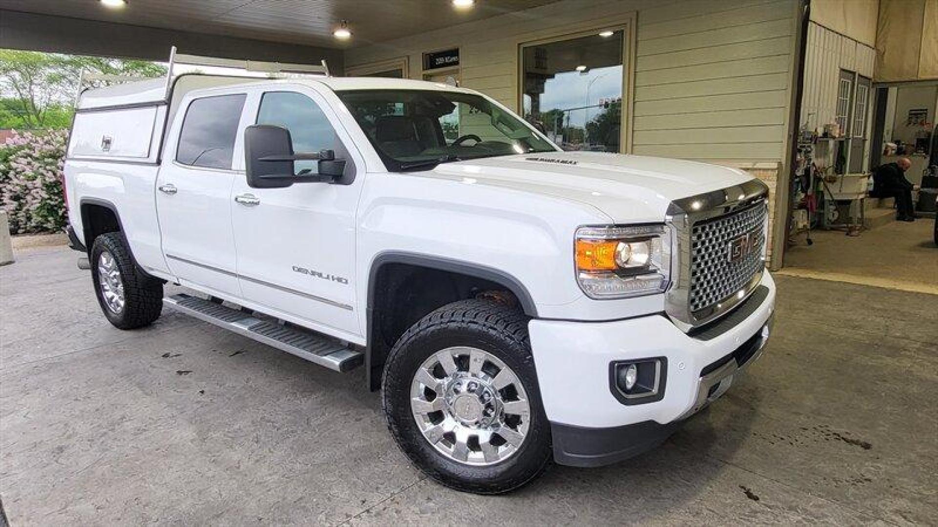 2015 Summit White GMC Sierra 2500 Denali (1GT120E83FF) with an Duramax 6.6L Diesel Turbo V8 397hp 765ft. lbs. engine, Automatic transmission, located at 25355 Eames Street, Channahon, IL, 60410, (815) 467-1807, 41.429108, -88.228432 - Oh honey, let me tell you about the 2015 GMC Sierra 2500 Denali. This baby is powered by a Duramax 6.6L Diesel Turbo V8 engine that's just begging to hit the open road. With 397 horsepower and a whopping 765ft. lbs. of torque, you'll be leaving all those slowpokes in the dust. But let's talk about - Photo#0