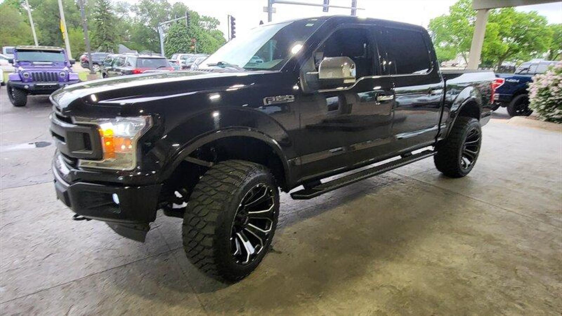 2018 Shadow Black Ford F-150 XLT (1FTEW1EG0JF) with an EcoBoost 3.5L Twin Turbo V6 375hp 470ft. lbs. engine, Automatic transmission, located at 25355 Eames Street, Channahon, IL, 60410, (815) 467-1807, 41.429108, -88.228432 - Oh, honey, let me tell you about the 2018 Ford F-150 XLT. This bad boy is powered by an EcoBoost 3.5L Twin Turbo V6 engine that'll have you feeling like you're cruising on a cloud. With 375 horsepower and 470 ft. lbs. of torque, you'll have all the power you need to take on any road. And let's talk - Photo#9