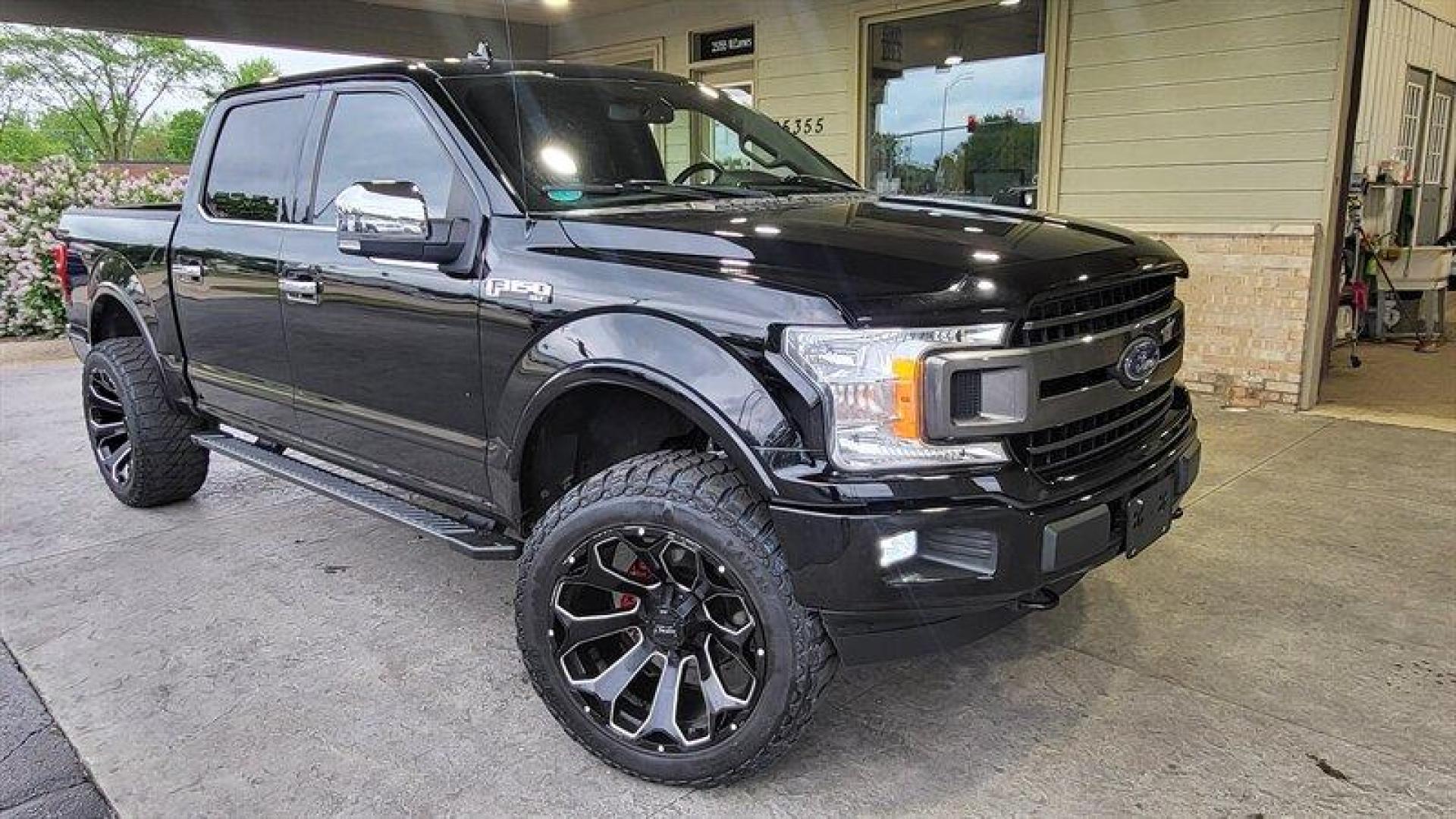 2018 Shadow Black Ford F-150 XLT (1FTEW1EG0JF) with an EcoBoost 3.5L Twin Turbo V6 375hp 470ft. lbs. engine, Automatic transmission, located at 25355 Eames Street, Channahon, IL, 60410, (815) 467-1807, 41.429108, -88.228432 - Oh, honey, let me tell you about the 2018 Ford F-150 XLT. This bad boy is powered by an EcoBoost 3.5L Twin Turbo V6 engine that'll have you feeling like you're cruising on a cloud. With 375 horsepower and 470 ft. lbs. of torque, you'll have all the power you need to take on any road. And let's talk - Photo#0