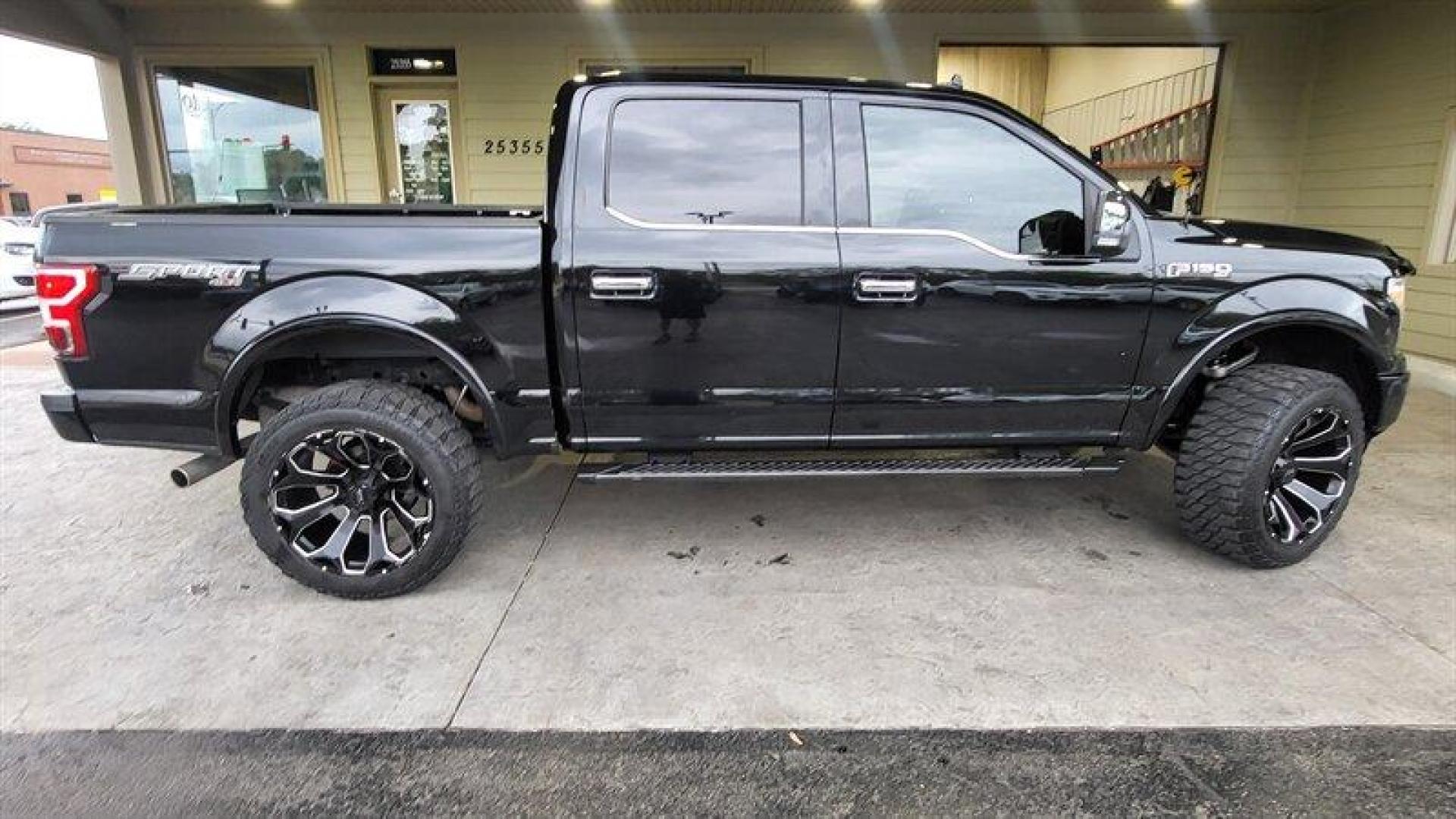 2018 Shadow Black Ford F-150 XLT (1FTEW1EG0JF) with an EcoBoost 3.5L Twin Turbo V6 375hp 470ft. lbs. engine, Automatic transmission, located at 25355 Eames Street, Channahon, IL, 60410, (815) 467-1807, 41.429108, -88.228432 - Oh, honey, let me tell you about the 2018 Ford F-150 XLT. This bad boy is powered by an EcoBoost 3.5L Twin Turbo V6 engine that'll have you feeling like you're cruising on a cloud. With 375 horsepower and 470 ft. lbs. of torque, you'll have all the power you need to take on any road. And let's talk - Photo#1