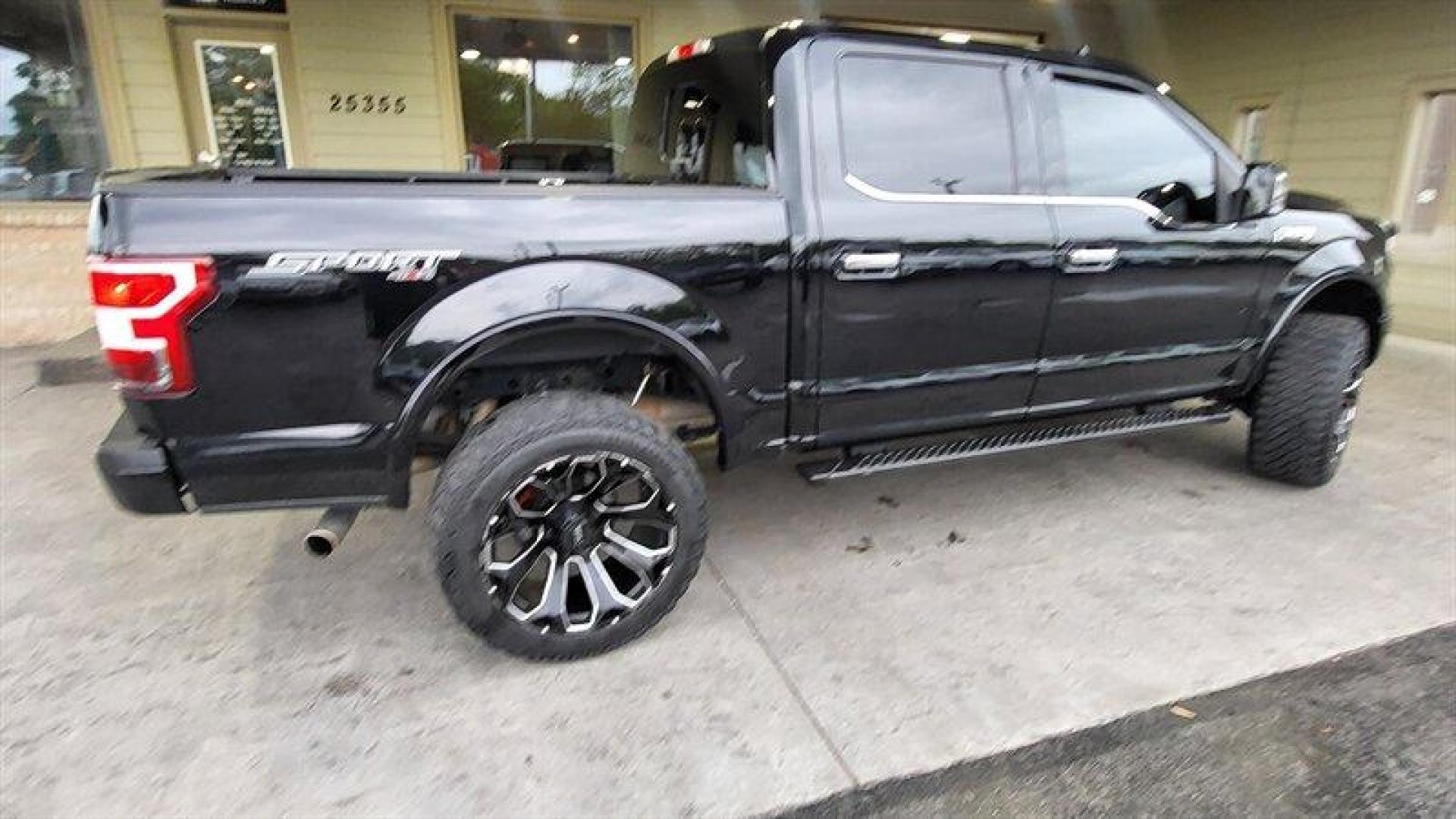 2018 Shadow Black Ford F-150 XLT (1FTEW1EG0JF) with an EcoBoost 3.5L Twin Turbo V6 375hp 470ft. lbs. engine, Automatic transmission, located at 25355 Eames Street, Channahon, IL, 60410, (815) 467-1807, 41.429108, -88.228432 - Oh, honey, let me tell you about the 2018 Ford F-150 XLT. This bad boy is powered by an EcoBoost 3.5L Twin Turbo V6 engine that'll have you feeling like you're cruising on a cloud. With 375 horsepower and 470 ft. lbs. of torque, you'll have all the power you need to take on any road. And let's talk - Photo#3