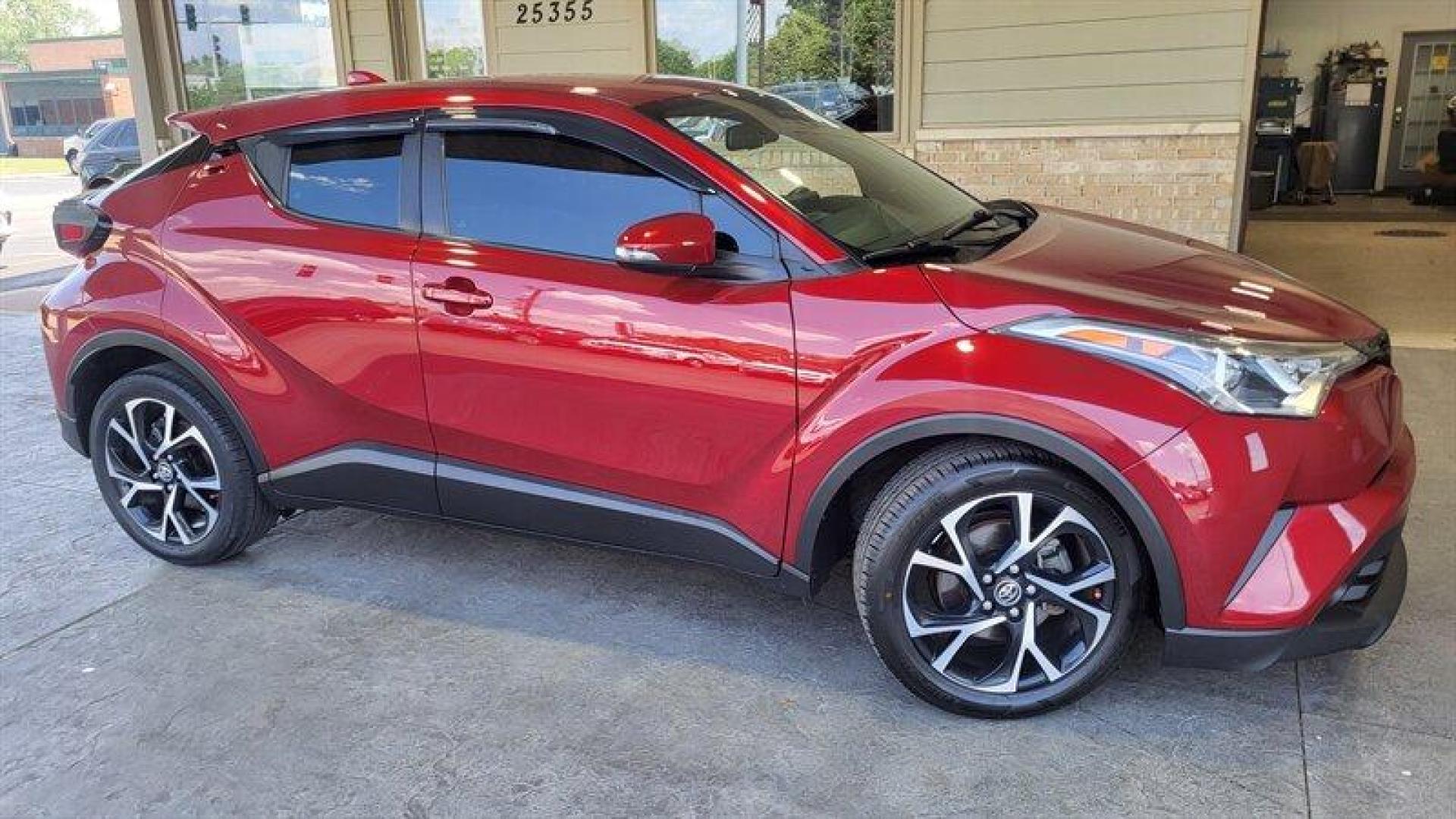 2019 Ruby Flare Pearl Toyota C-HR LE (NMTKHMBX9KR) with an 2.0L I4 144hp 139ft. lbs. engine, Automatic transmission, located at 25355 Eames Street, Channahon, IL, 60410, (815) 467-1807, 41.429108, -88.228432 - Photo#1