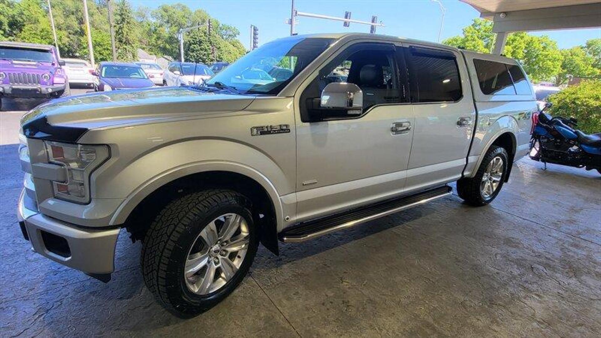 2015 Ingot Silver Metallic Ford F-150 Platinum (1FTEW1EG3FF) with an EcoBoost 3.5L Twin Turbo V6 365hp 420ft. lbs. engine, Automatic transmission, located at 25355 Eames Street, Channahon, IL, 60410, (815) 467-1807, 41.429108, -88.228432 - Photo#12