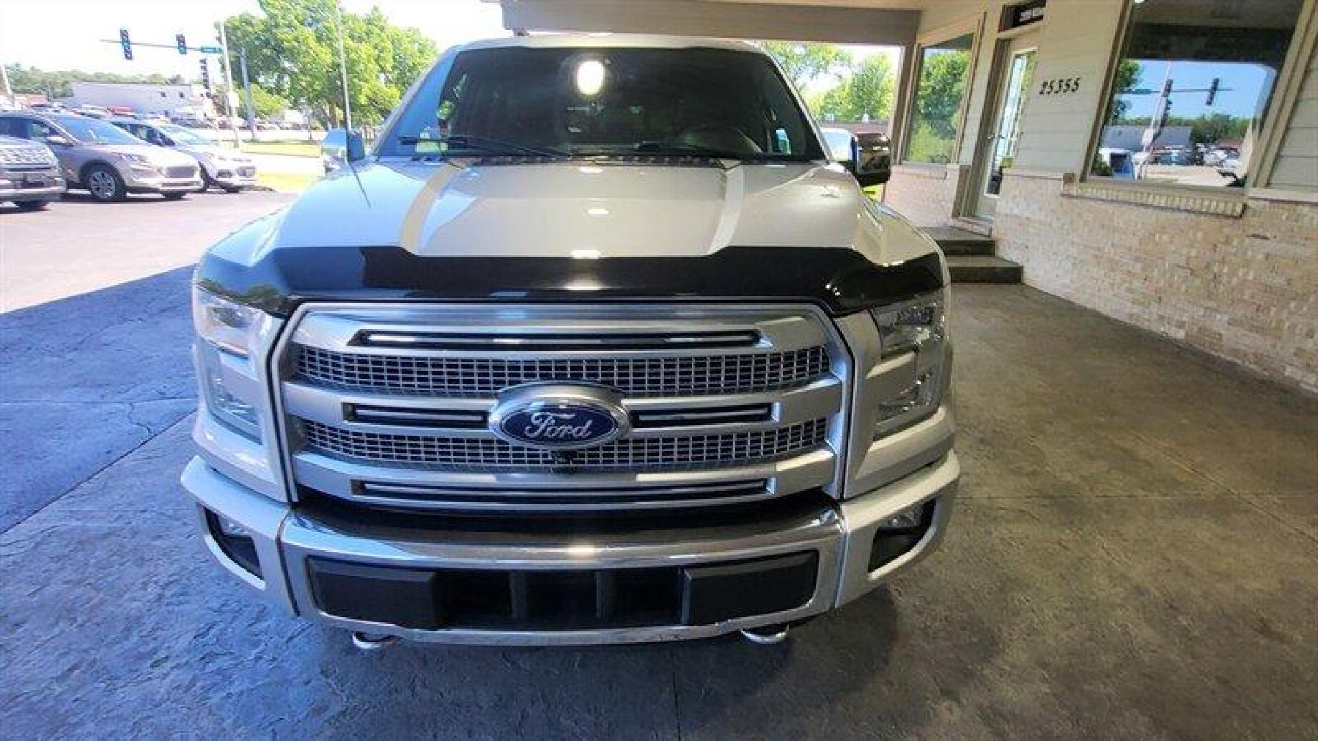 2015 Ingot Silver Metallic Ford F-150 Platinum (1FTEW1EG3FF) with an EcoBoost 3.5L Twin Turbo V6 365hp 420ft. lbs. engine, Automatic transmission, located at 25355 Eames Street, Channahon, IL, 60410, (815) 467-1807, 41.429108, -88.228432 - Photo#14