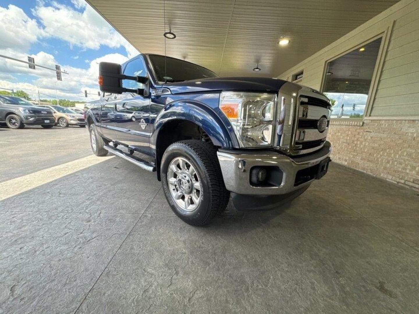 2012 Dark Blue Pearl Metallic Ford F-250 Lariat (1FT7W2BT9CE) with an Power Stroke 6.7L Biodiesel Turbo V8 400hp 800ft. engine, Automatic transmission, located at 25355 Eames Street, Channahon, IL, 60410, (815) 467-1807, 41.429108, -88.228432 - Photo#0