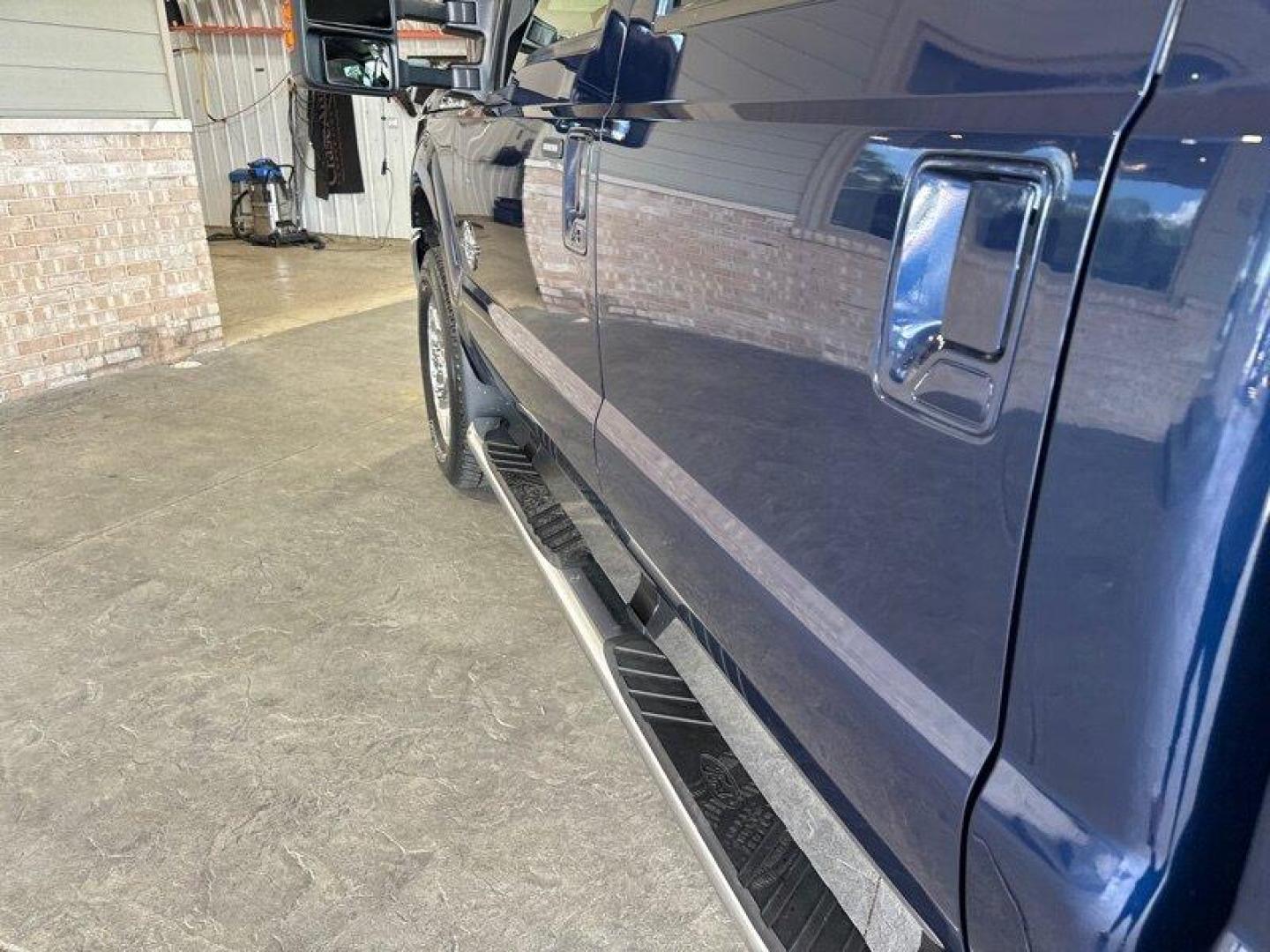 2012 Dark Blue Pearl Metallic Ford F-250 Lariat (1FT7W2BT9CE) with an Power Stroke 6.7L Biodiesel Turbo V8 400hp 800ft. engine, Automatic transmission, located at 25355 Eames Street, Channahon, IL, 60410, (815) 467-1807, 41.429108, -88.228432 - Photo#9