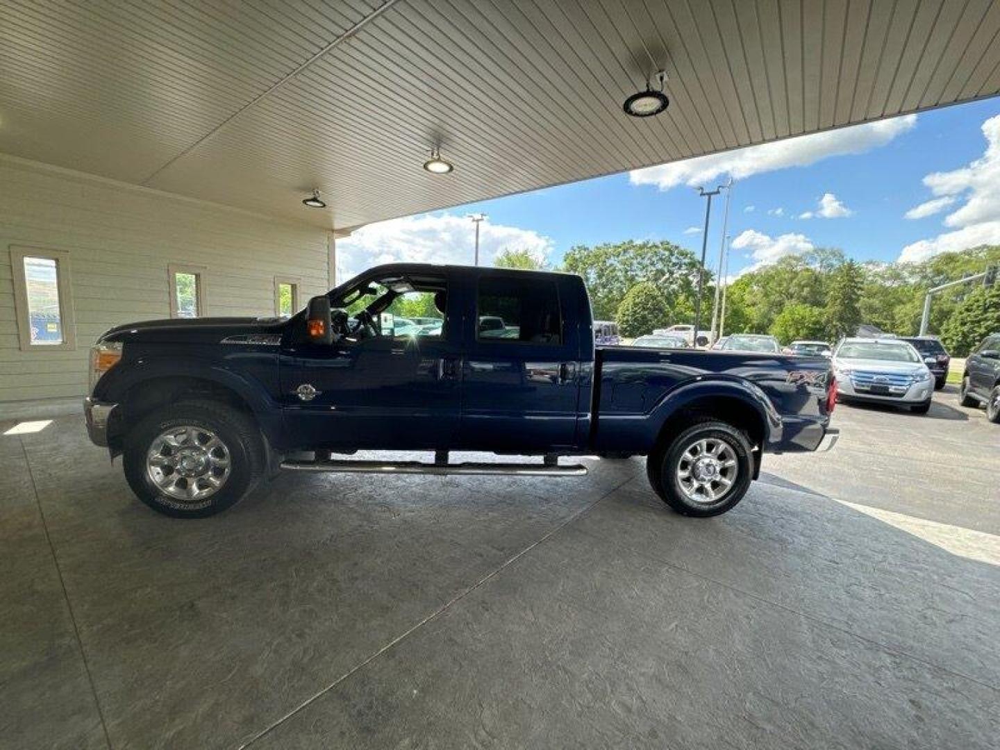 2012 Dark Blue Pearl Metallic Ford F-250 Lariat (1FT7W2BT9CE) with an Power Stroke 6.7L Biodiesel Turbo V8 400hp 800ft. engine, Automatic transmission, located at 25355 Eames Street, Channahon, IL, 60410, (815) 467-1807, 41.429108, -88.228432 - Photo#6