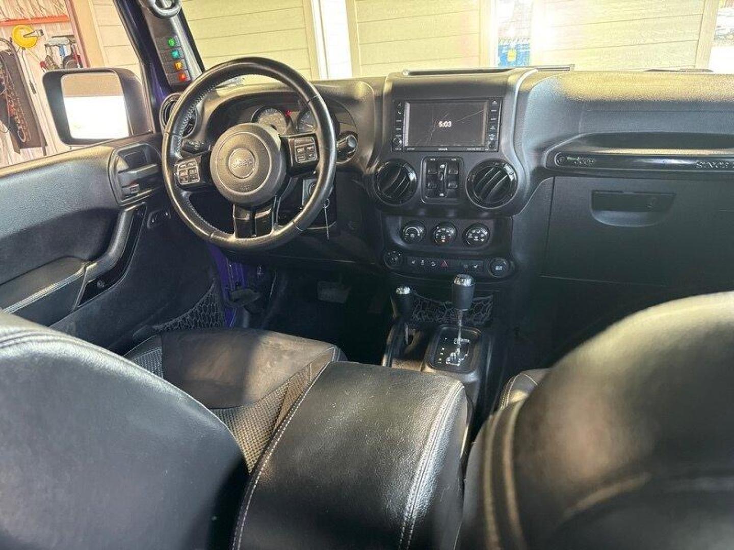 2016 Purple Jeep Wrangler Unlimited Sahara (1C4BJWEG3GL) with an 3.6L V6 285hp 260ft. lbs. engine, Automatic transmission, located at 25355 Eames Street, Channahon, IL, 60410, (815) 467-1807, 41.429108, -88.228432 - Looking for a vehicle that's as tough as it is stylish? Look no further than the 2016 Jeep Wrangler Unlimited Sahara Back Country! This rugged SUV is powered by a powerful 3.6L V6 engine that delivers an impressive 285hp and 260ft. lbs. of torque, giving you the power you need to tackle any terrain. - Photo#17