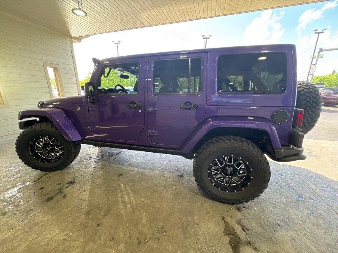 2016 Purple Jeep Wrangler Unlimited Sahara (1C4BJWEG3GL) with an 3.6L V6 285hp 260ft. lbs. engine, Automatic transmission, located at 25355 Eames Street, Channahon, IL, 60410, (815) 467-1807, 41.429108, -88.228432 - Looking for a vehicle that's as tough as it is stylish? Look no further than the 2016 Jeep Wrangler Unlimited Sahara Back Country! This rugged SUV is powered by a powerful 3.6L V6 engine that delivers an impressive 285hp and 260ft. lbs. of torque, giving you the power you need to tackle any terrain. - Photo#6