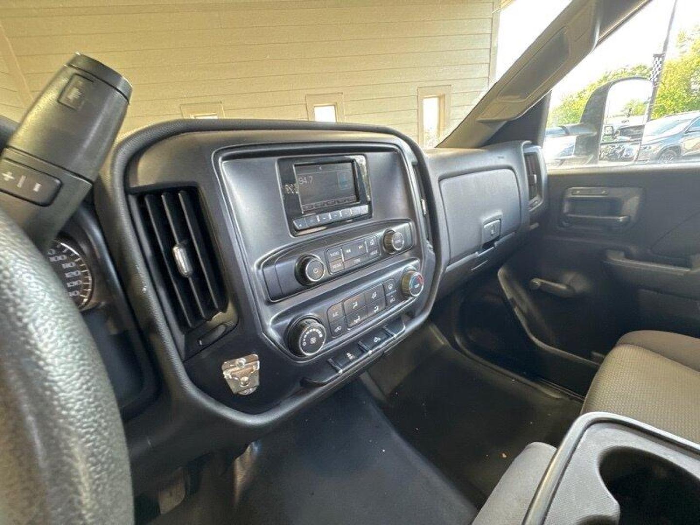 2015 White Chevrolet Silverado 3500HD CC Work Truck (1GB3CYCG4FF) with an 6.0L V8 322hp 380ft. lbs. engine, Automatic transmission, located at 25355 Eames Street, Channahon, IL, 60410, (815) 467-1807, 41.429108, -88.228432 - **11 FOOT MONROE STAKE BODY WITH SIDES** Introducing a sturdy and reliable pickup truck, the 2015 Chevrolet Silverado 3500HD CC Work Truck. This vehicle is equipped with a powerful 6.0L V8 engine that produces 322 horsepower and 380 foot-pounds of torque, making it a great choice for hauling heavy - Photo#15