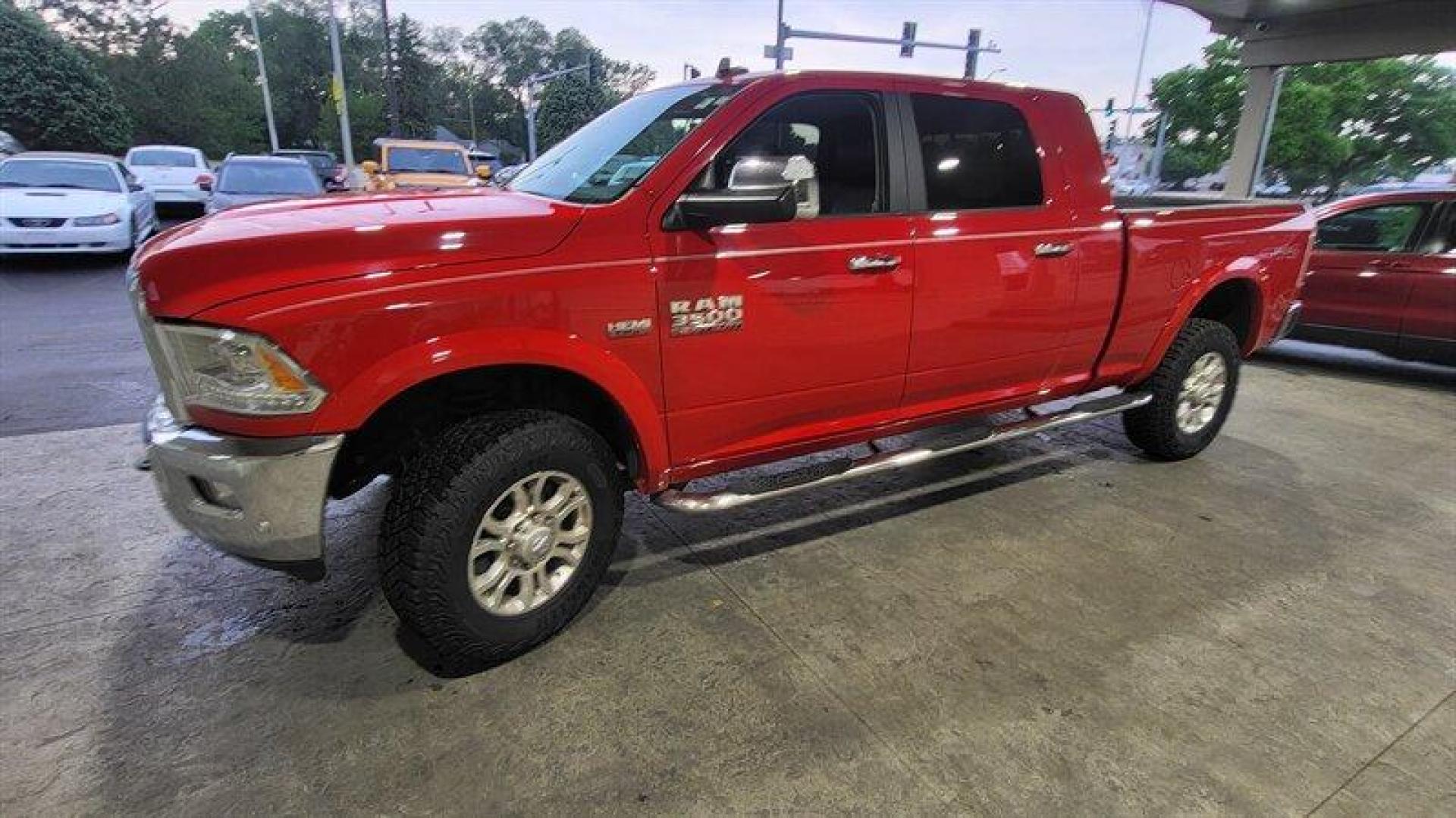 2017 Flame Red Clear Coat RAM 3500 Laramie (3C63R3MJ9HG) with an HEMI 6.4L V8 370hp 429ft. lbs. engine, Automatic transmission, located at 25355 Eames Street, Channahon, IL, 60410, (815) 467-1807, 41.429108, -88.228432 - Photo#8