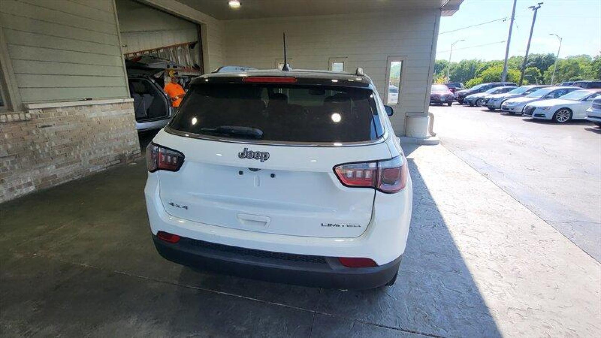 2018 White Clear Coat Jeep Compass Limited (3C4NJDCB6JT) with an Tigershark 2.4L I4 180hp 175ft. lbs. engine, Automatic transmission, located at 25355 Eames Street, Channahon, IL, 60410, (815) 467-1807, 41.429108, -88.228432 - Ladies and gents, feast your eyes on the 2018 Jeep Compass Limited! This baby is powered by a Tigershark 2.4L I4 180hp 175ft. lbs. engine that'll have you feeling like you own the road. And let's talk about those factory default features, shall we? You'll be living in the lap of luxury with the slee - Photo#7