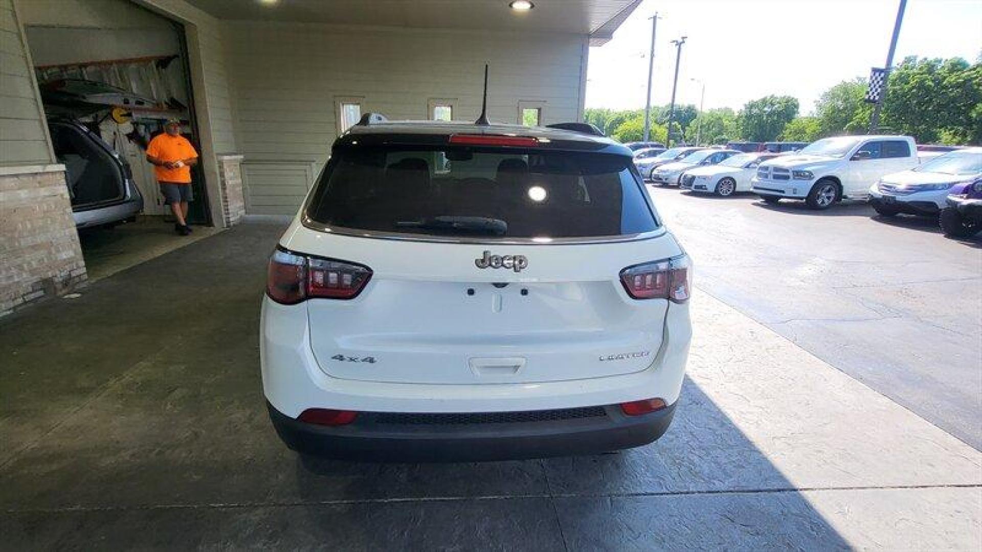 2018 White Clear Coat Jeep Compass Limited (3C4NJDCB6JT) with an Tigershark 2.4L I4 180hp 175ft. lbs. engine, Automatic transmission, located at 25355 Eames Street, Channahon, IL, 60410, (815) 467-1807, 41.429108, -88.228432 - Ladies and gents, feast your eyes on the 2018 Jeep Compass Limited! This baby is powered by a Tigershark 2.4L I4 180hp 175ft. lbs. engine that'll have you feeling like you own the road. And let's talk about those factory default features, shall we? You'll be living in the lap of luxury with the slee - Photo#8