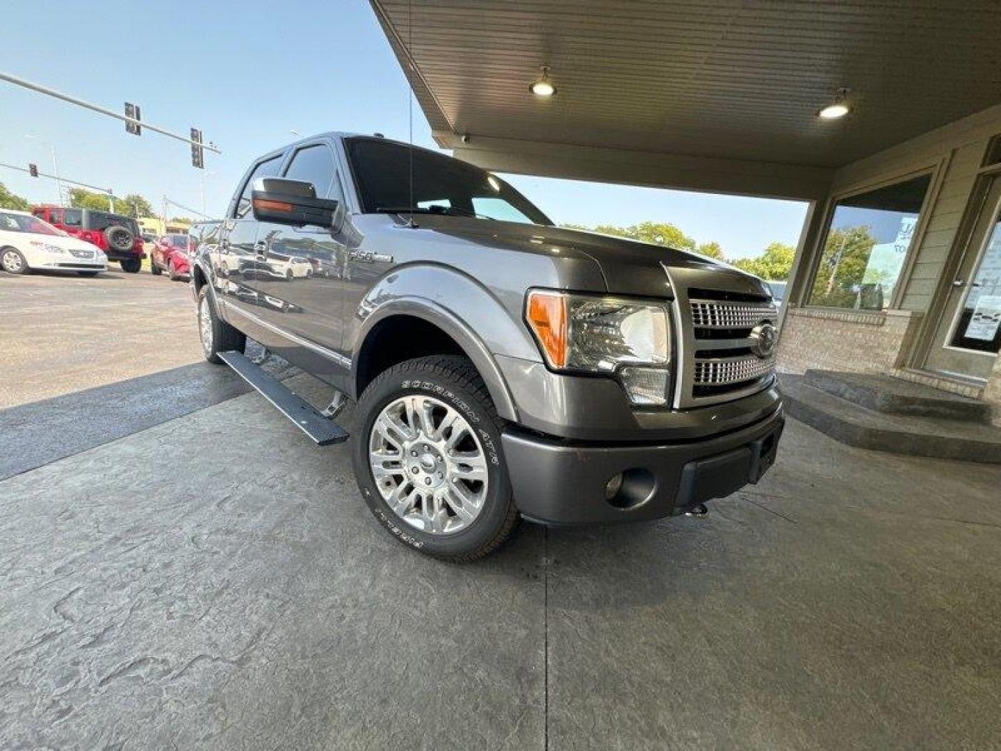 2011 Sterling Grey Metallic Ford F-150 Platinum (1FTFW1EF4BF) with an 5.0L Flex Fuel V8 360hp 380ft. lbs. engine, Automatic transmission, located at 25355 Eames Street, Channahon, IL, 60410, (815) 467-1807, 41.429108, -88.228432 - Are you ready to experience the ultimate in power, luxury, and capability? Look no further than this 2011 Ford F-150 Platinum. With a 5.0L Flex Fuel V8 engine, this truck packs a punch with 360 horsepower and 380 ft. lbs. of torque. But it's not just about performance - this truck is loaded with p - Photo#0