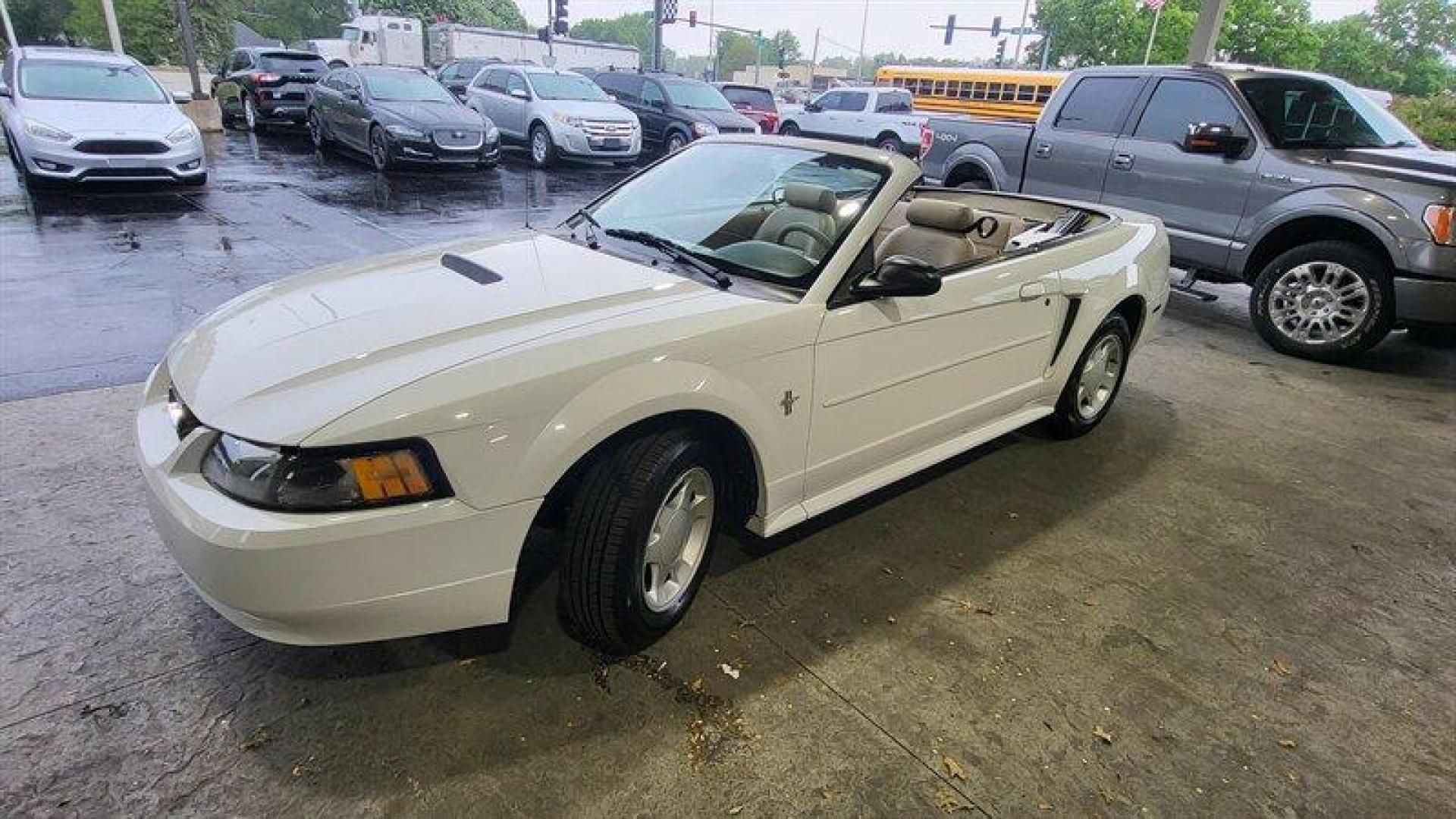 2001 Oxford White Clearcoat Ford Mustang V6 Premium (1FAFP44481F) with an 3L NA V6 overhead valves (OHV) 12V engine, Automatic transmission, located at 25355 Eames Street, Channahon, IL, 60410, (815) 467-1807, 41.429108, -88.228432 - Photo#11