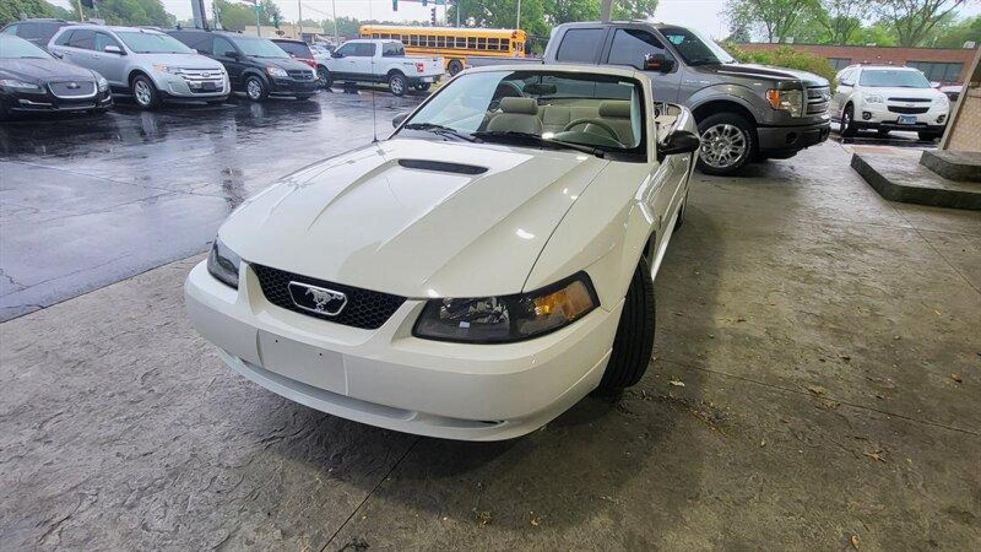 2001 Oxford White Clearcoat Ford Mustang V6 Premium (1FAFP44481F) with an 3L NA V6 overhead valves (OHV) 12V engine, Automatic transmission, located at 25355 Eames Street, Channahon, IL, 60410, (815) 467-1807, 41.429108, -88.228432 - Photo#12